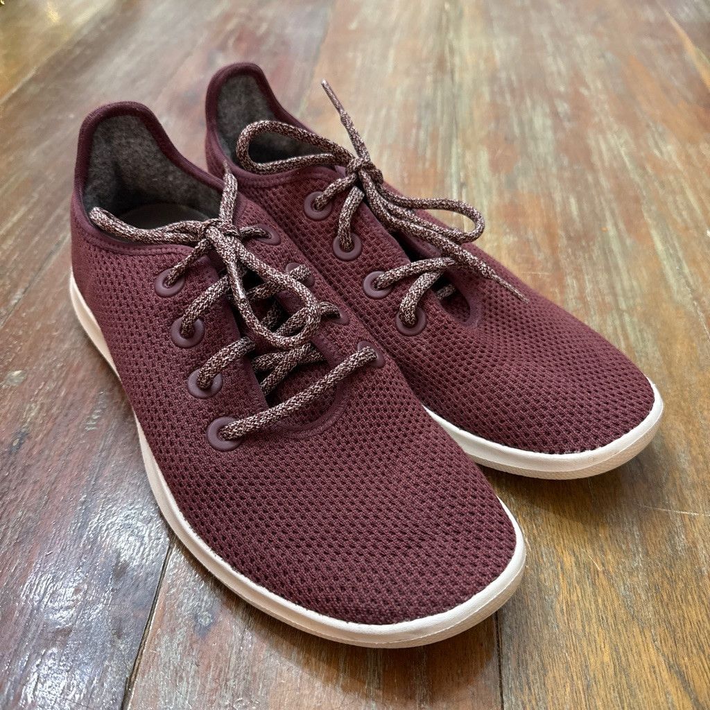 Allbirds Allbirds Men's Maroon Tree Runners Sneakers Size 9 Size US 9 / EU 42 - 1 Thumbnail