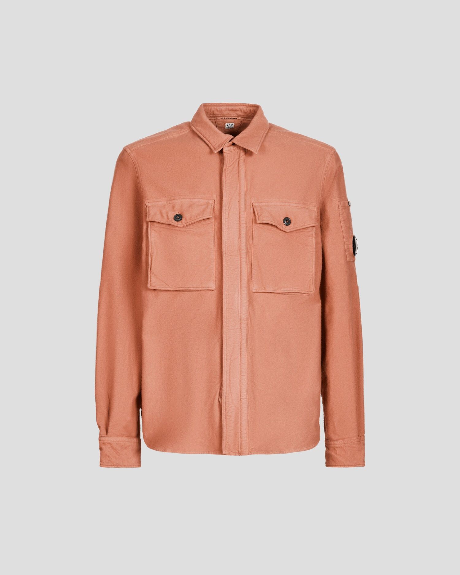 C.P. Company o1y1224 Solid Color Shirt in Coral Size US S / EU 44-46 / 1 - 1 Thumbnail