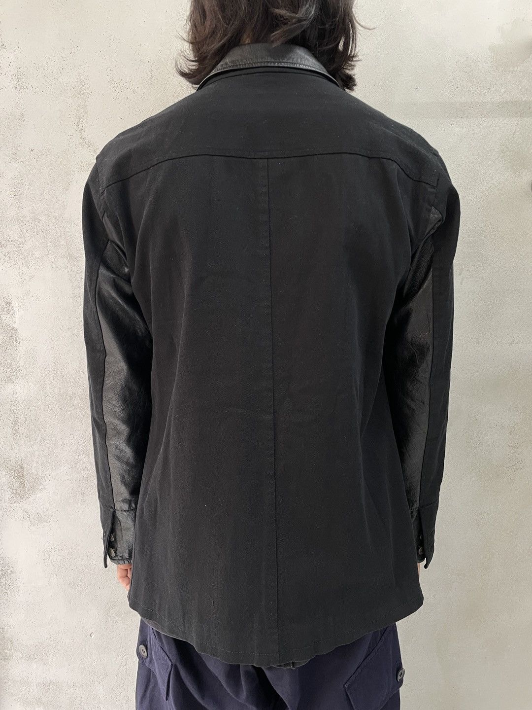 Yohji Yamamoto Y’s for men Yohji Yamamoto Leather Jacket Size US L / EU 52-54 / 3 - 3 Thumbnail