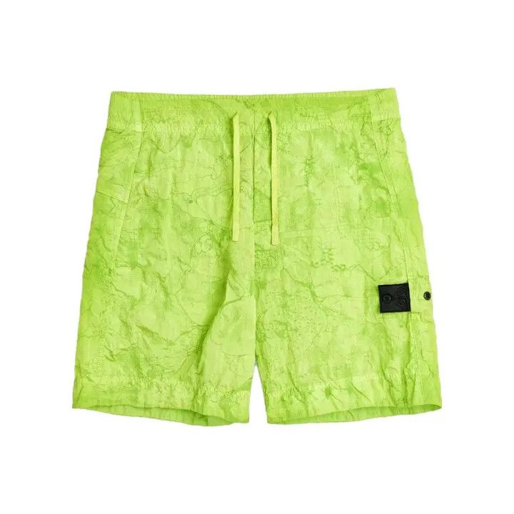 Stone Island Stone Island SS23 Nylon Meta Green Shorts Size US 26 / EU 42 - 1 Thumbnail