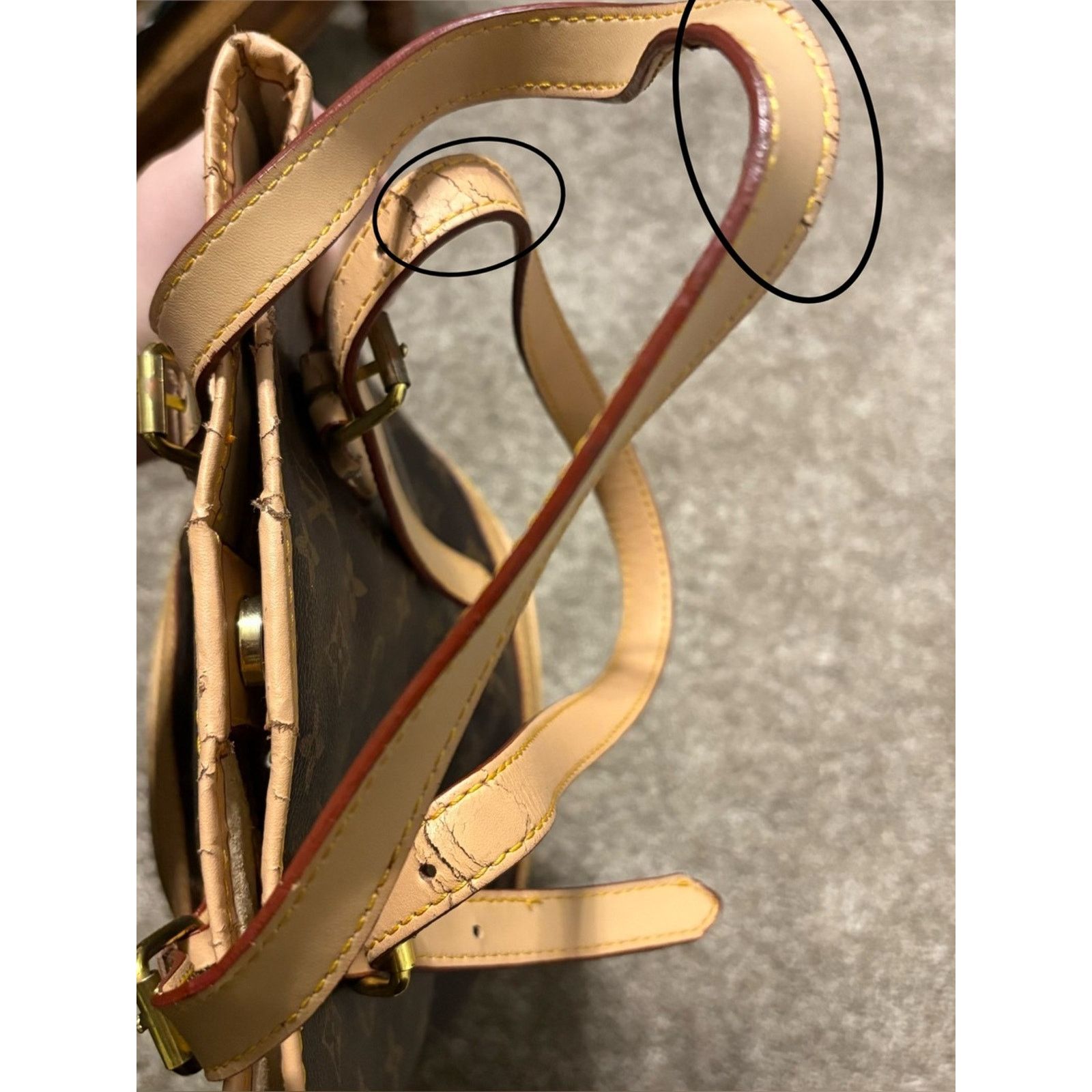 Louis Vuitton (Louis Vuitton) Monogram Bucket Bag: 9” x 10”: not auth Size ONE SIZE - 5 Thumbnail