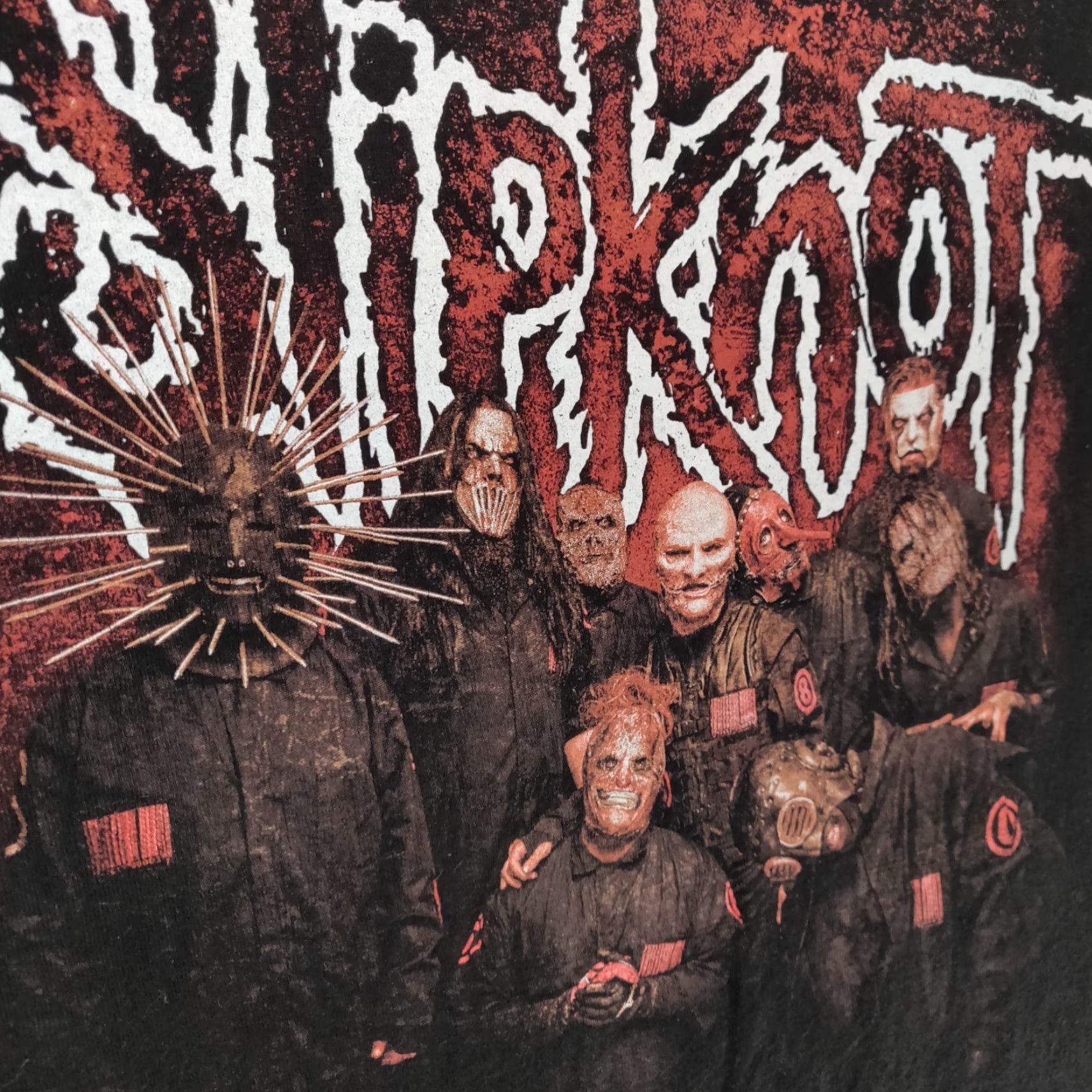 Vintage Slipknot T Shirt Mens XL Black Short Sleeve Graphic Rock Band Crew Neck Cotton Size US XL / EU 56 / 4 - 4 Thumbnail