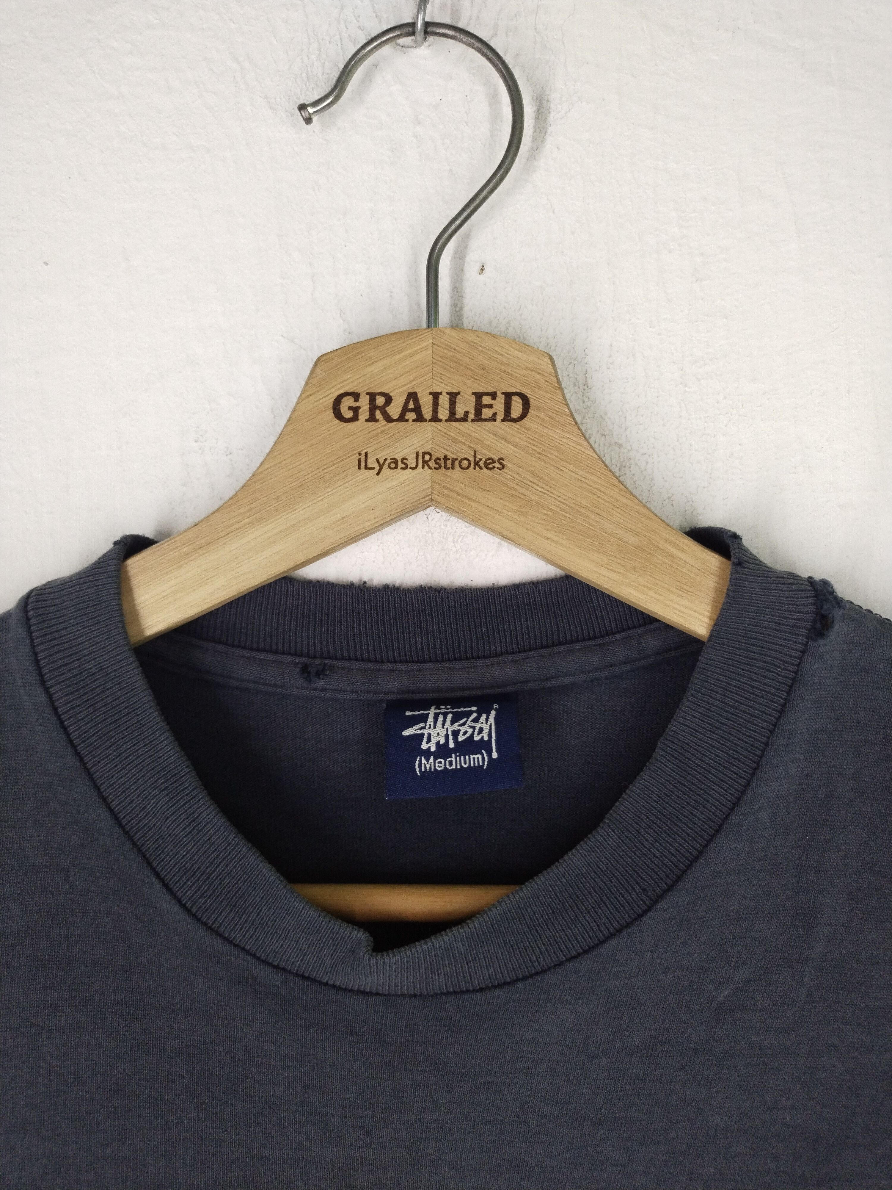 Stussy × Vintage Vintage 00's Stussy LA NY Stussy Faded Tee Size US M / EU 48-50 / 2 - 3 Thumbnail