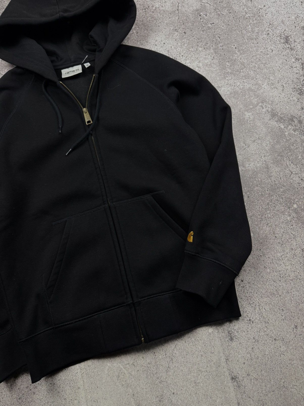 Carhartt Carhartt hooded Chase Jacket Zip Hoodie Workwear Vintage USA Size US S / EU 44-46 / 1 - 2 Thumbnail