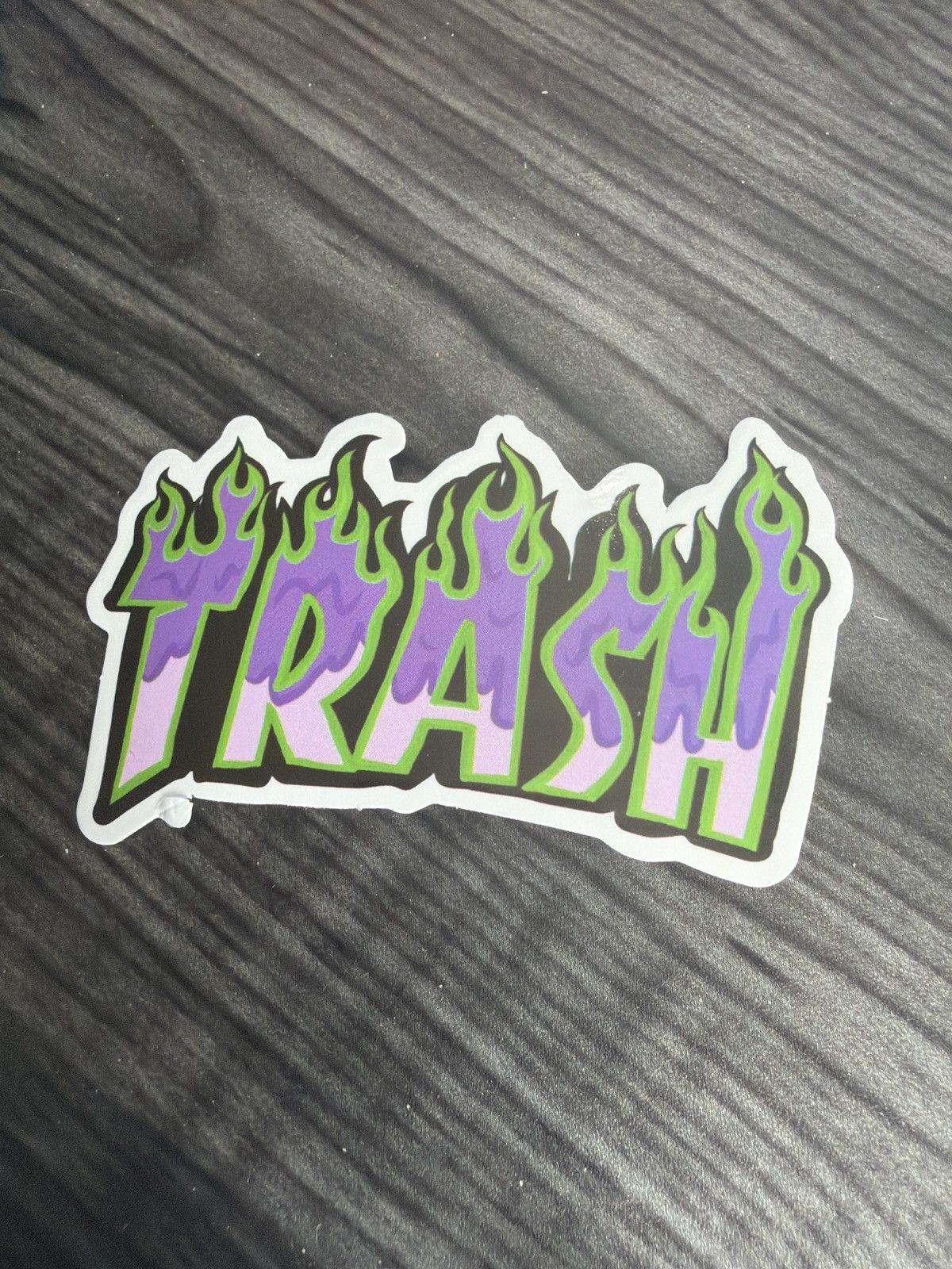 Thrasher Thrasher Trash Flame Drip Sticker Size ONE SIZE - 1 Thumbnail