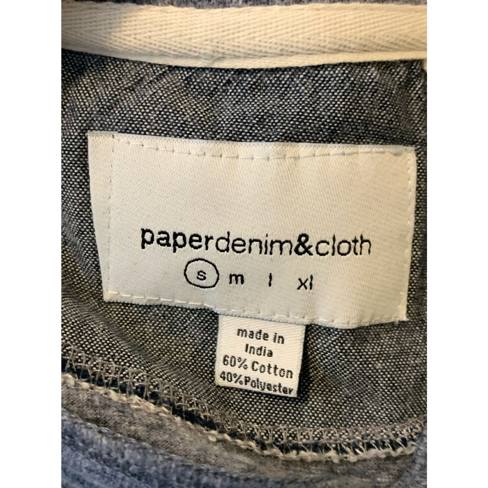 Paper Denim & Cloth Paper Denim & Cloth gray l Henley t shirt top size small Size US S / EU 44-46 / 1 - 3 Thumbnail