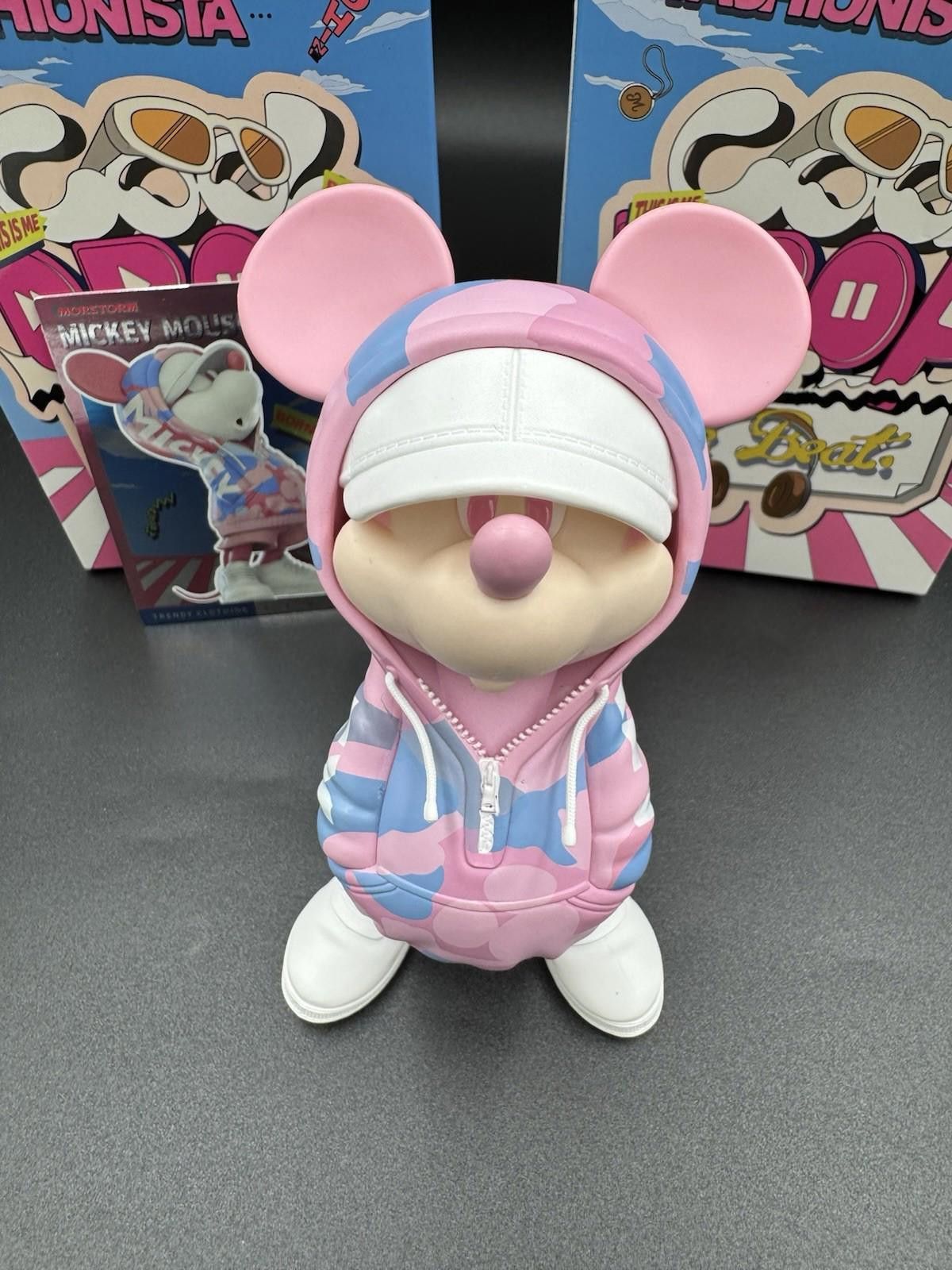 Designer Morstorm Sweatshirt Denim Mickey & Minnie Bundle Figure Art Size ONE SIZE - 6 Thumbnail