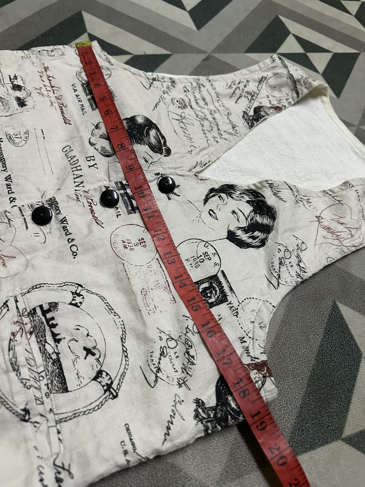 Japanese Brand Glad hand reversible vest Size US M / EU 48-50 / 2 - 6 Thumbnail