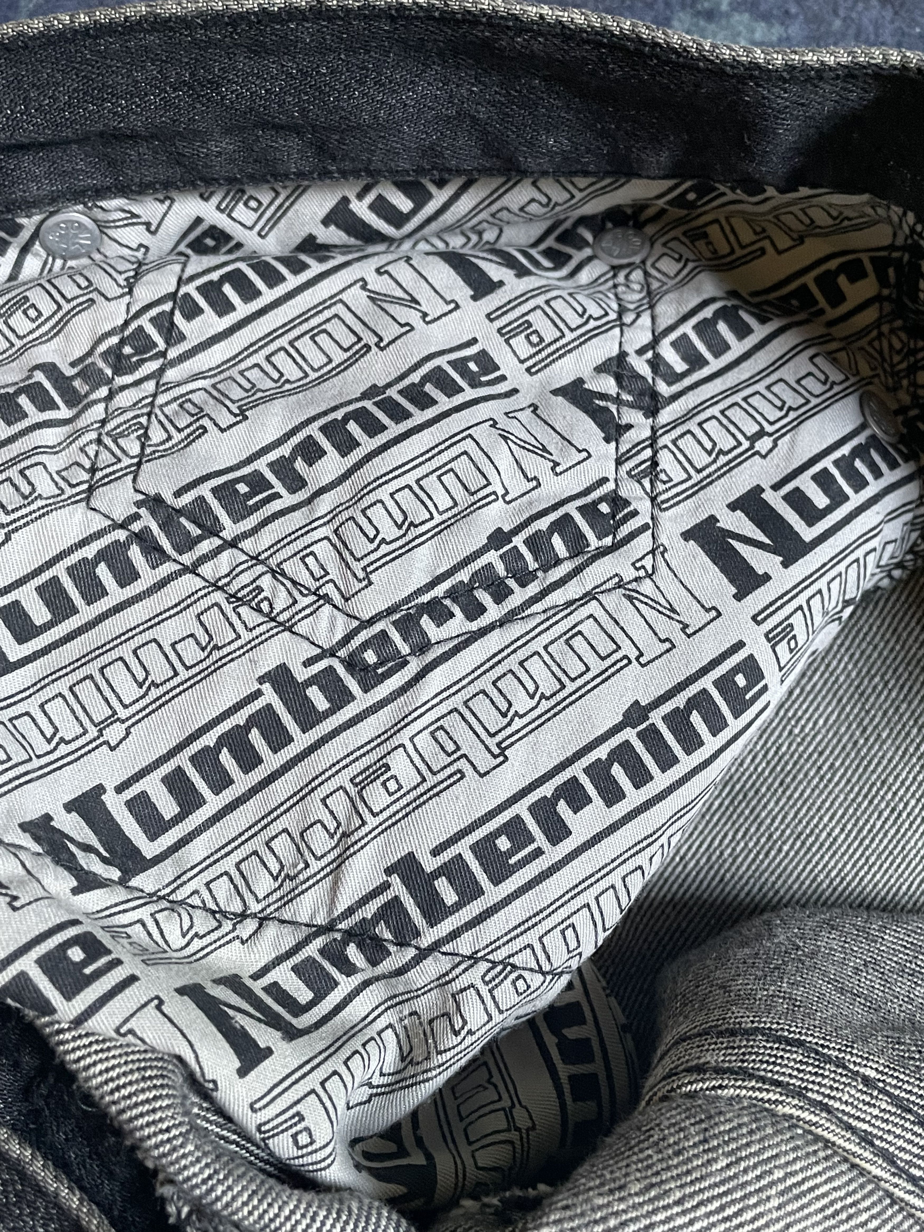 Number (N)ine AW01 Number (N)ine "Standards" Grunge Denim Size US 30 / EU 46 - 7 Thumbnail