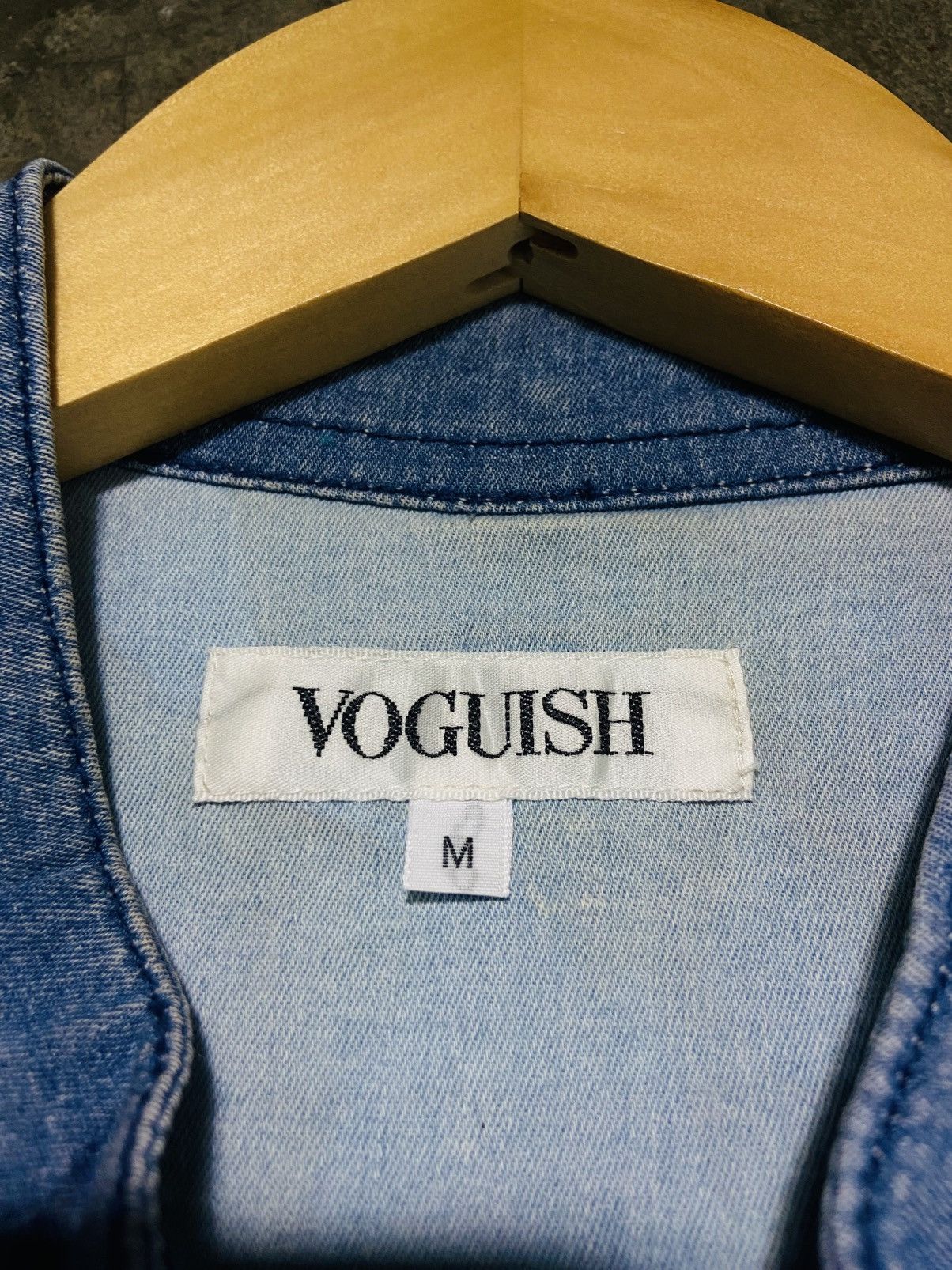 Japanese Brand Voguish Denim Long Jacket Size US M / EU 48-50 / 2 - 11 Thumbnail