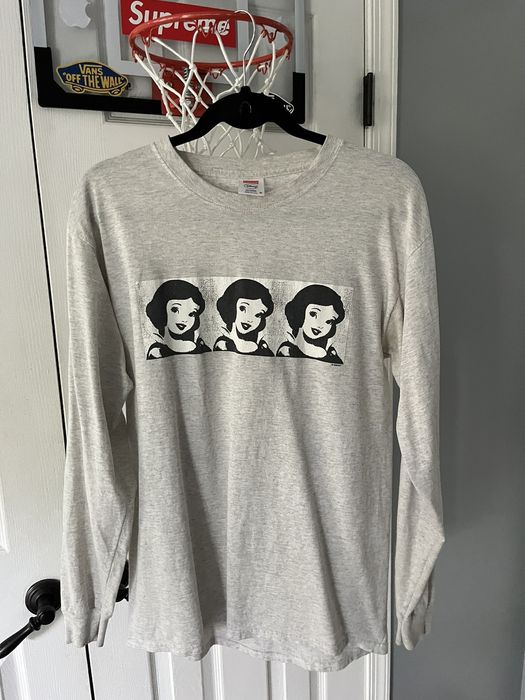 Supreme snow white long hot sale sleeve