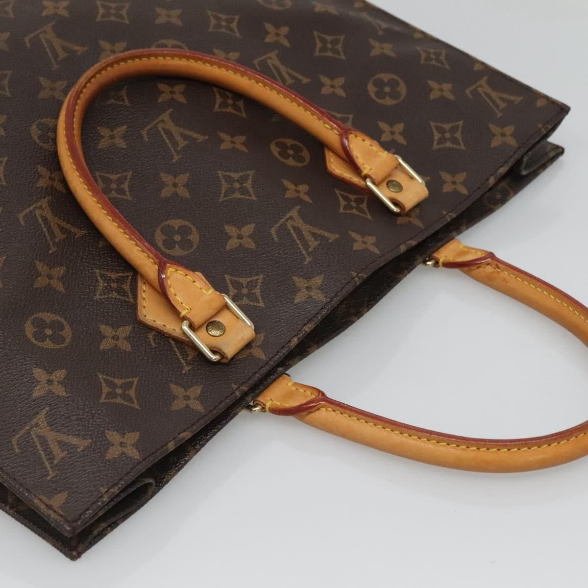 Louis Vuitton LOUIS VUITTON Monogram Sac Plat Hand Bag M51140 Size ONE SIZE - 6 Thumbnail