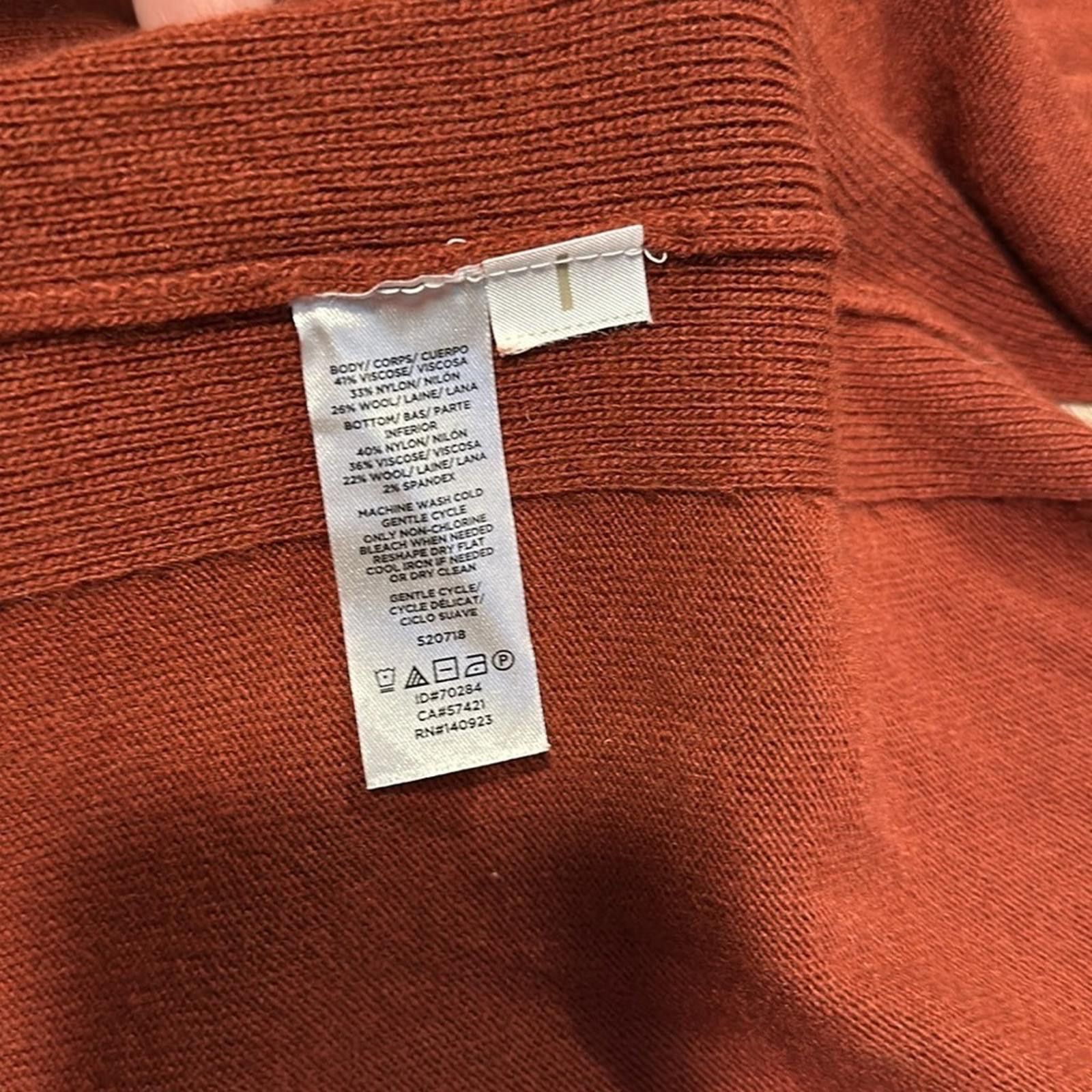 Other LOFT Small Wool Blend fishermancore Sweater Vest Wrap EUC Size S / US 4 / IT 40 - 4 Thumbnail