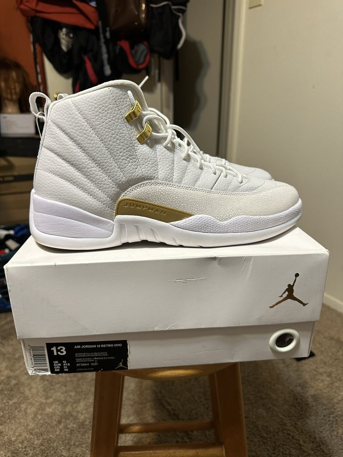 Vintage Nike Air Jordan 12 retro “OVO white” 2016 size 13