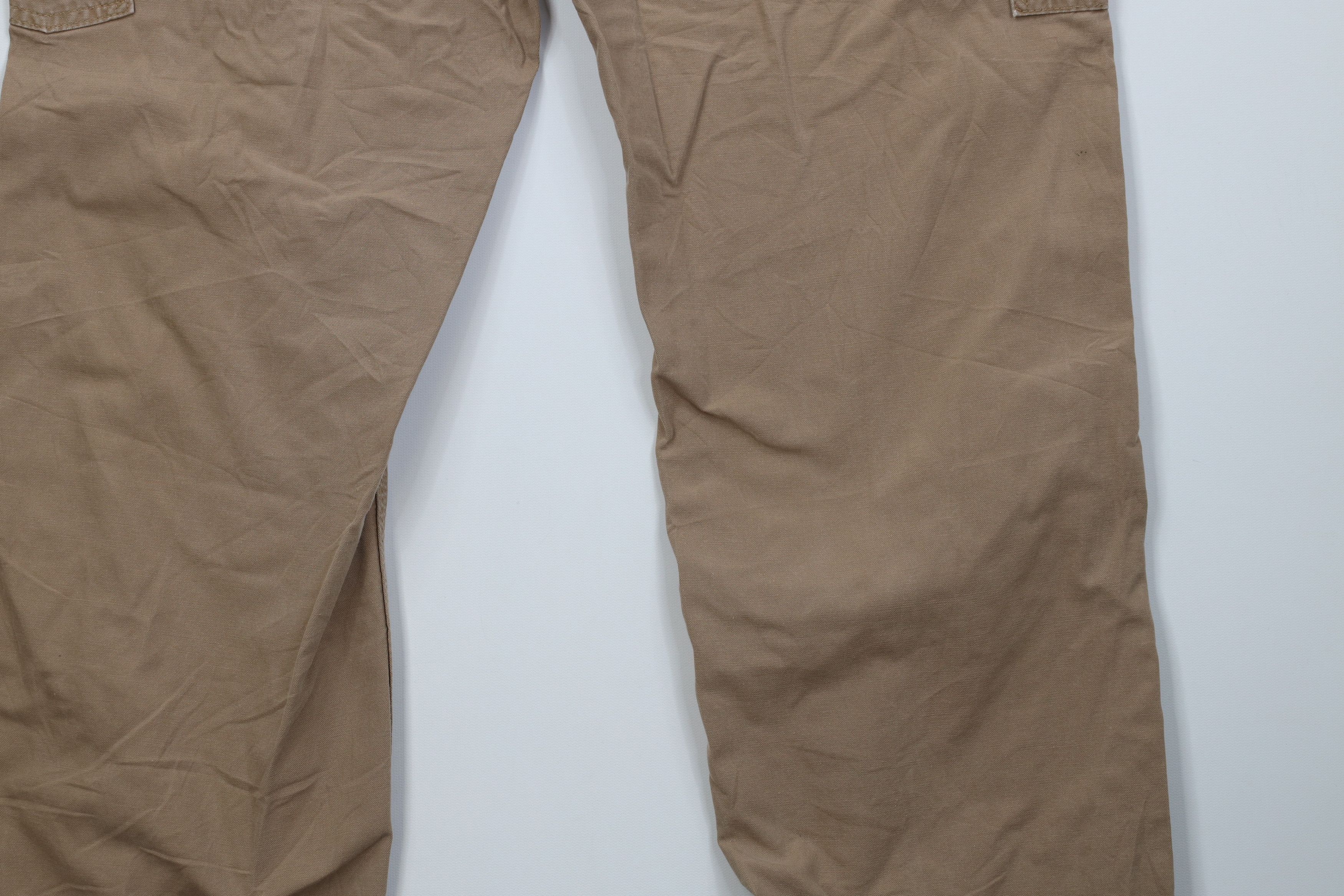 Carhartt Vintage 90s Y2K Carhartt Wide Leg Dungaree Pants Duck Brown Size US 32 / EU 48 - 12 Thumbnail