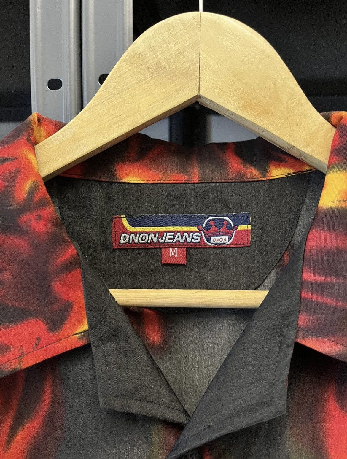 Japanese Brand Vintage Japanese Y2k Dragon Flame Shirt Size US L / EU 52-54 / 3 - 3 Thumbnail