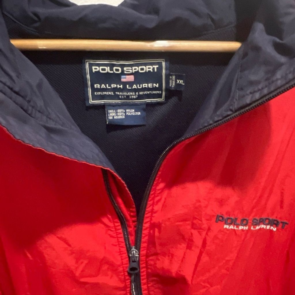 Other Polo Sport Ralph Lauren Mens WindBreaker Dad Jacket Red XXL Size US XXL / EU 58 / 5 - 4 Thumbnail