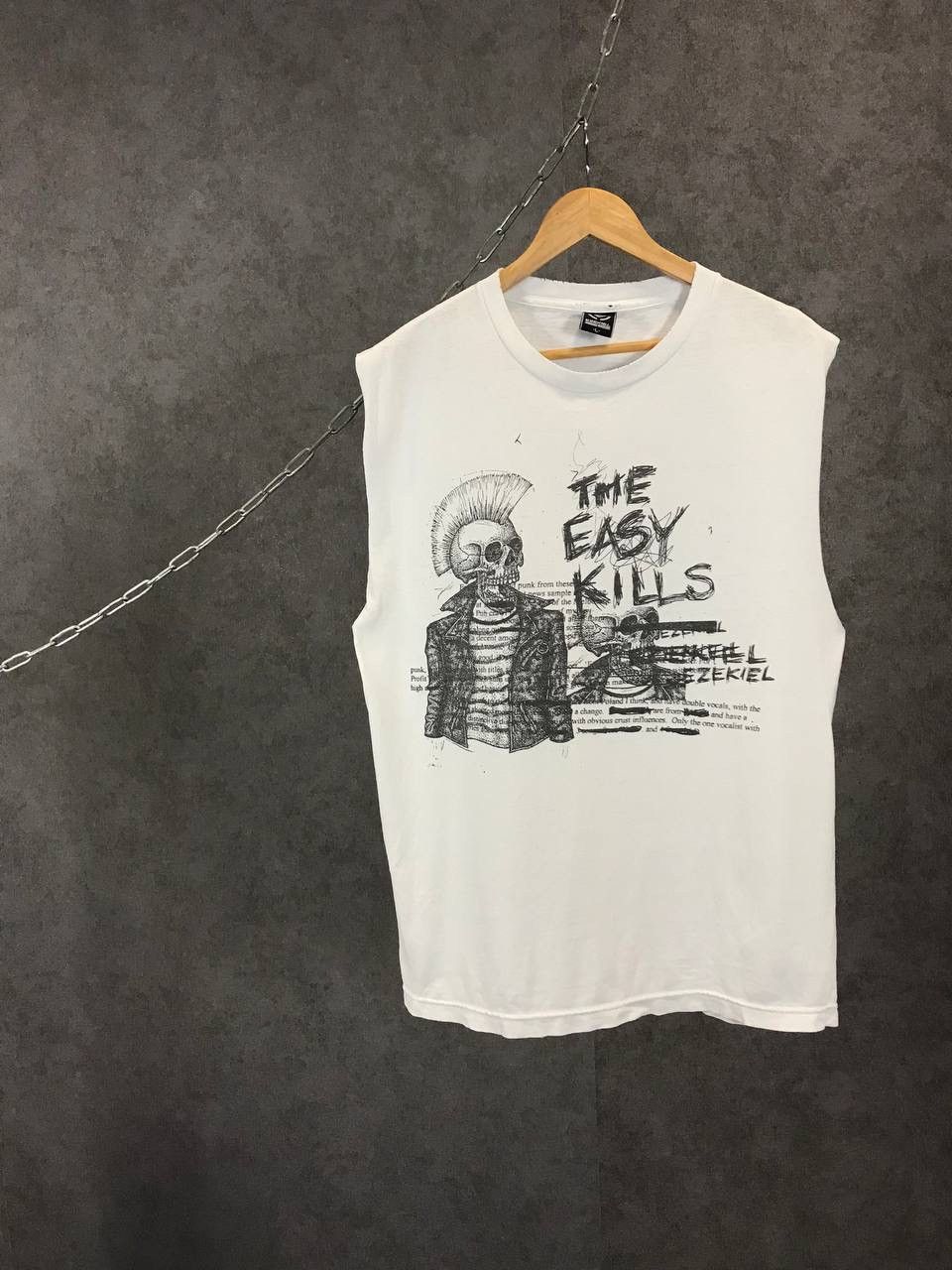 Vintage The Easy Kills punk skull rock metal made in USA tee Size US L / EU 52-54 / 3 - 1 Thumbnail