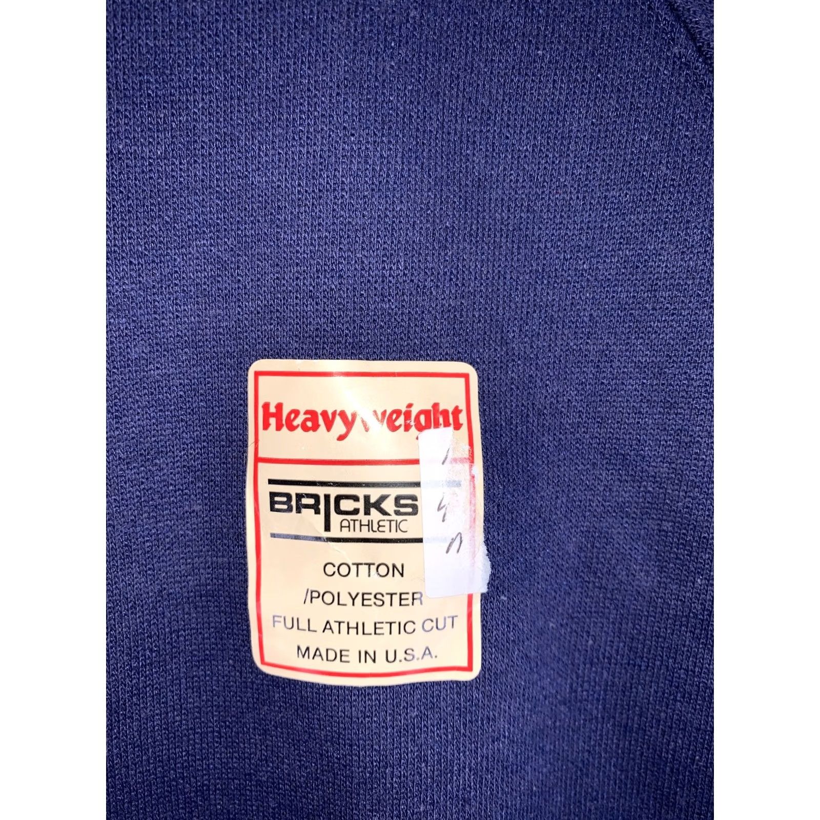 Vintage VINTAGE Bricks Athletic Blue Sweatshirt Unisex Adults Medium NWD-9459 Size M / US 6-8 / IT 42-44 - 2 Thumbnail