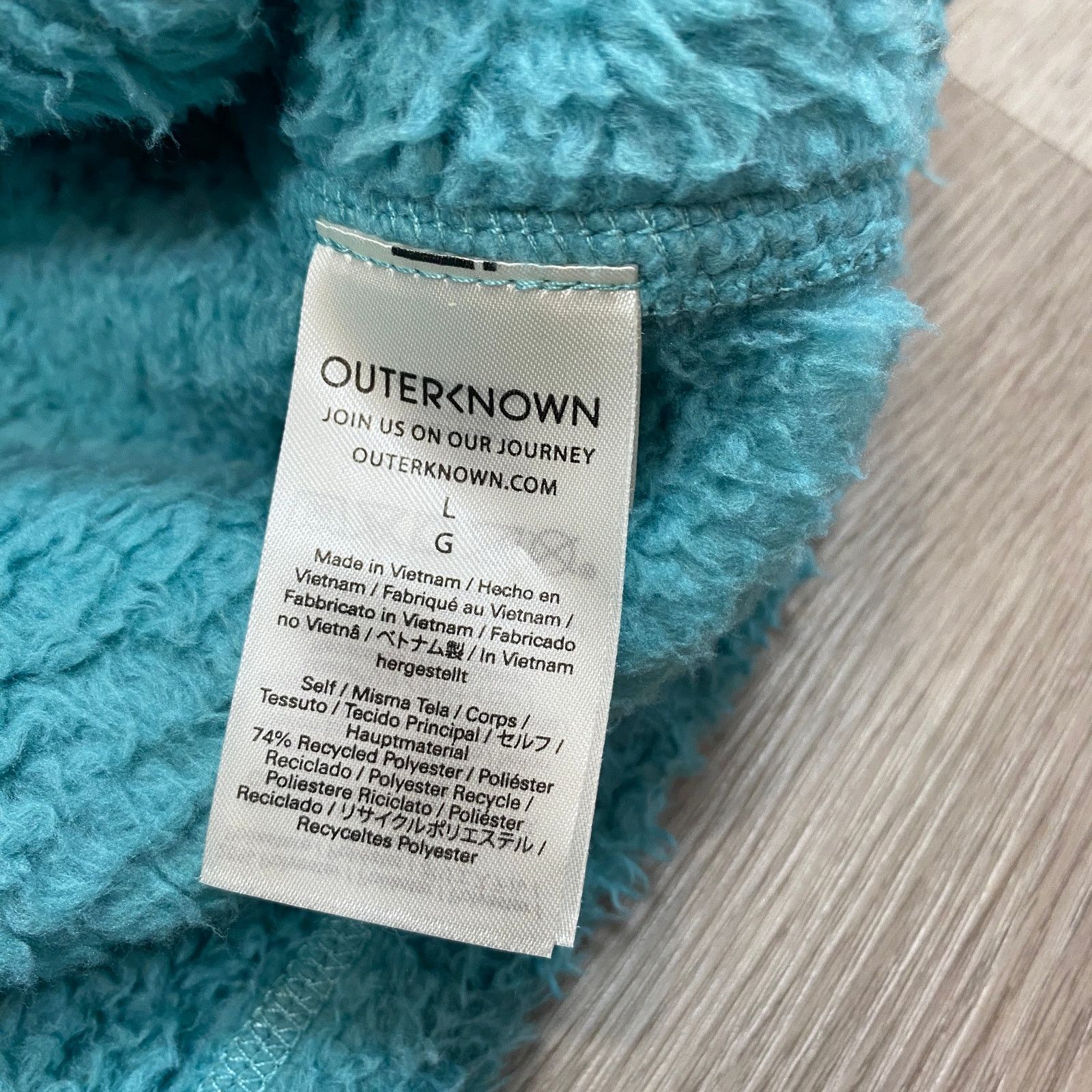 Outerknown Outerknown Skyline 1/4 Zip Popover Men's Large Gorpcore Size US L / EU 52-54 / 3 - 7 Thumbnail