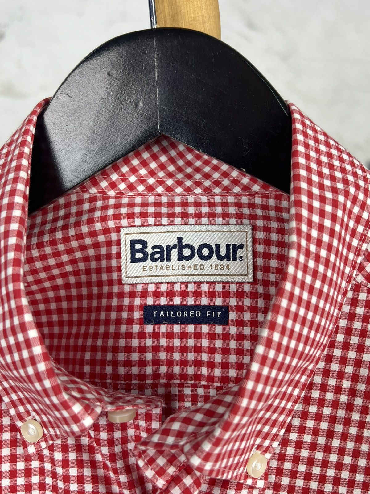 Barbour Barbour Gingham Button Up Shirt Size S - M Size US S / EU 44-46 / 1 - 5 Thumbnail