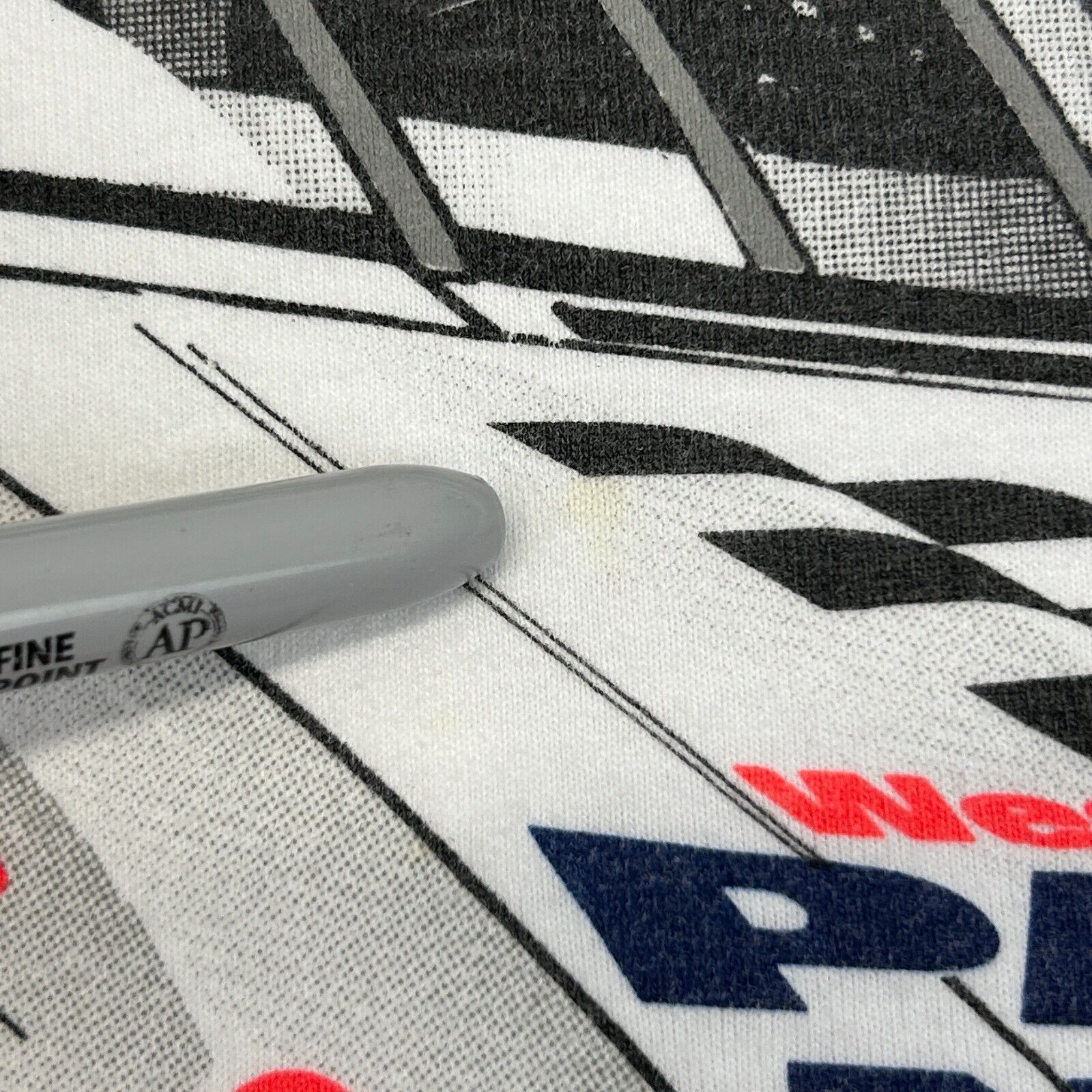 Fruit Of The Loom Vintage NASCAR Darrell Waltrip T Shirt Auto Racing White M Size US M / EU 48-50 / 2 - 4 Thumbnail