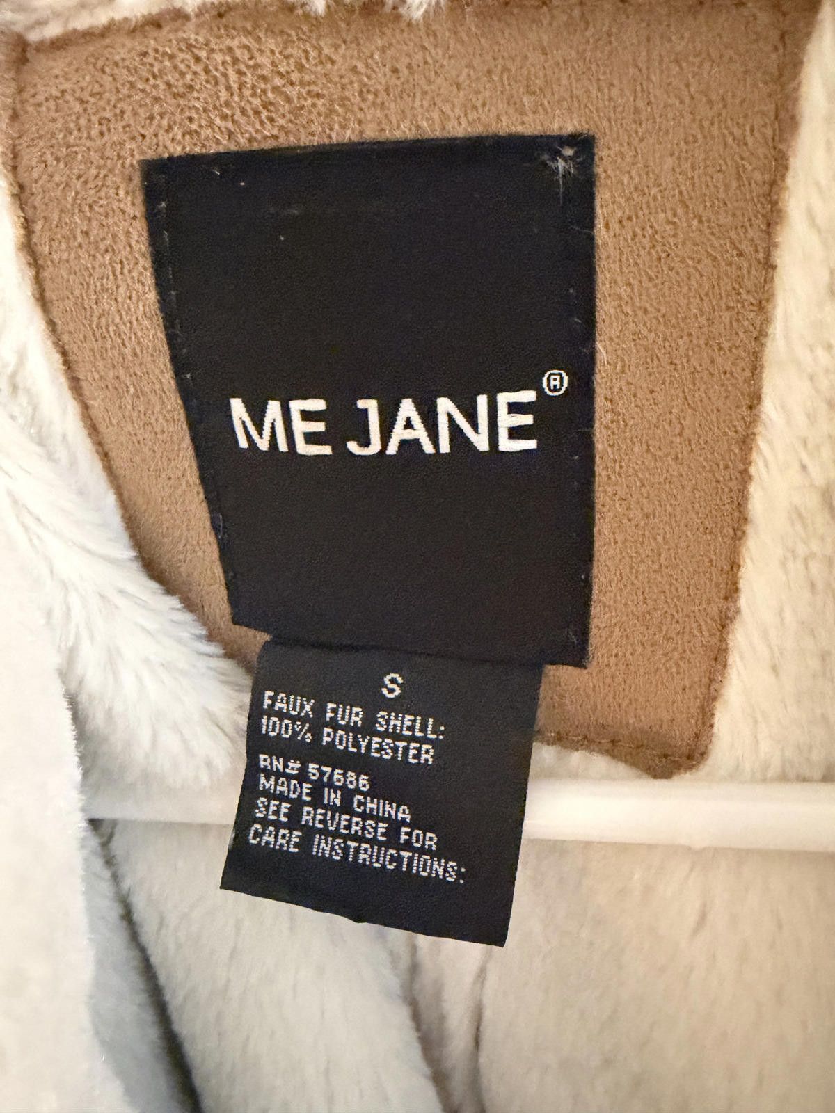 Other ME JANE Faux Fur Shell Vest Brown Cream Size S Size S / US 4 / IT 40 - 3 Thumbnail