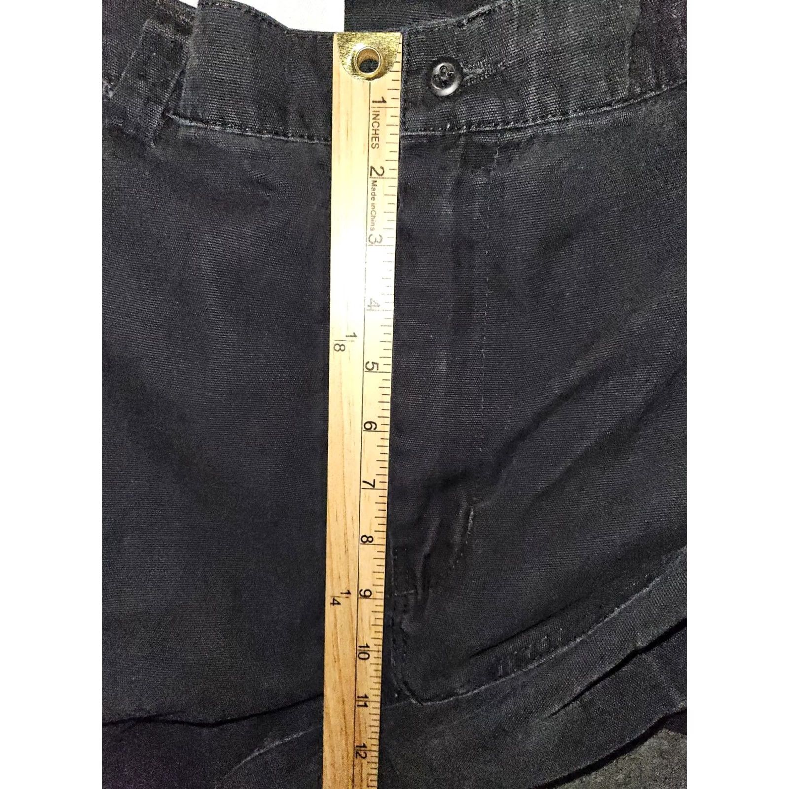 Wrangler Wangler Workwear Pants Mens 38x36 Navy Blue Mid Rise Straight Cargo Workwear Size US 38 / EU 54 - 4 Thumbnail