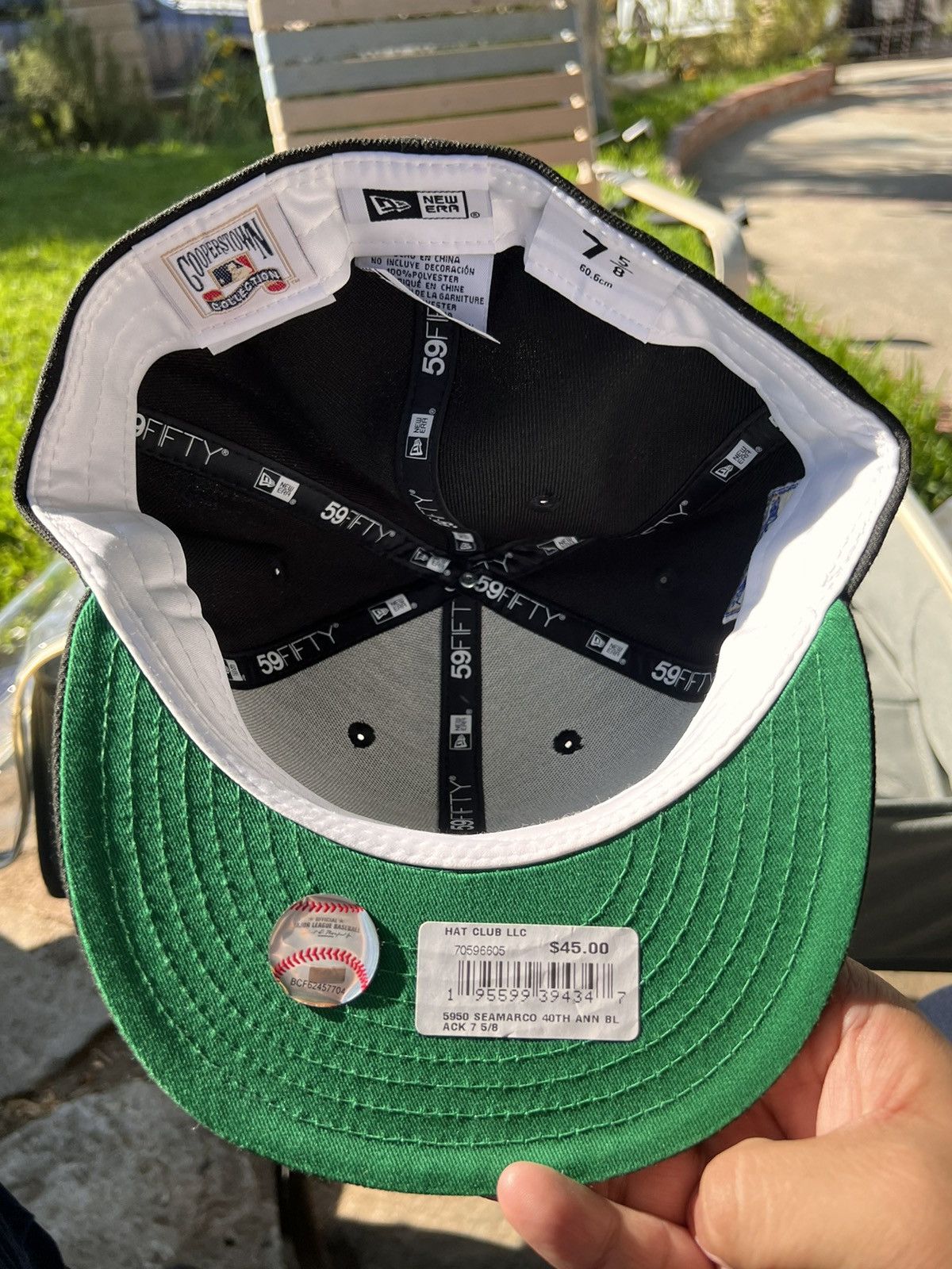 Hat Club × New Era Hat Club Black Dome Seattle 7 5/8 Size ONE SIZE - 2 Thumbnail