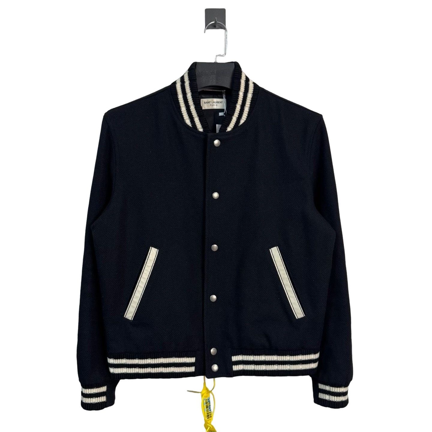 Saint Laurent Paris Saint Laurent Embroidered Logo Varsity Jacket Size 50 Size US M / EU 48-50 / 2 - 1 Thumbnail
