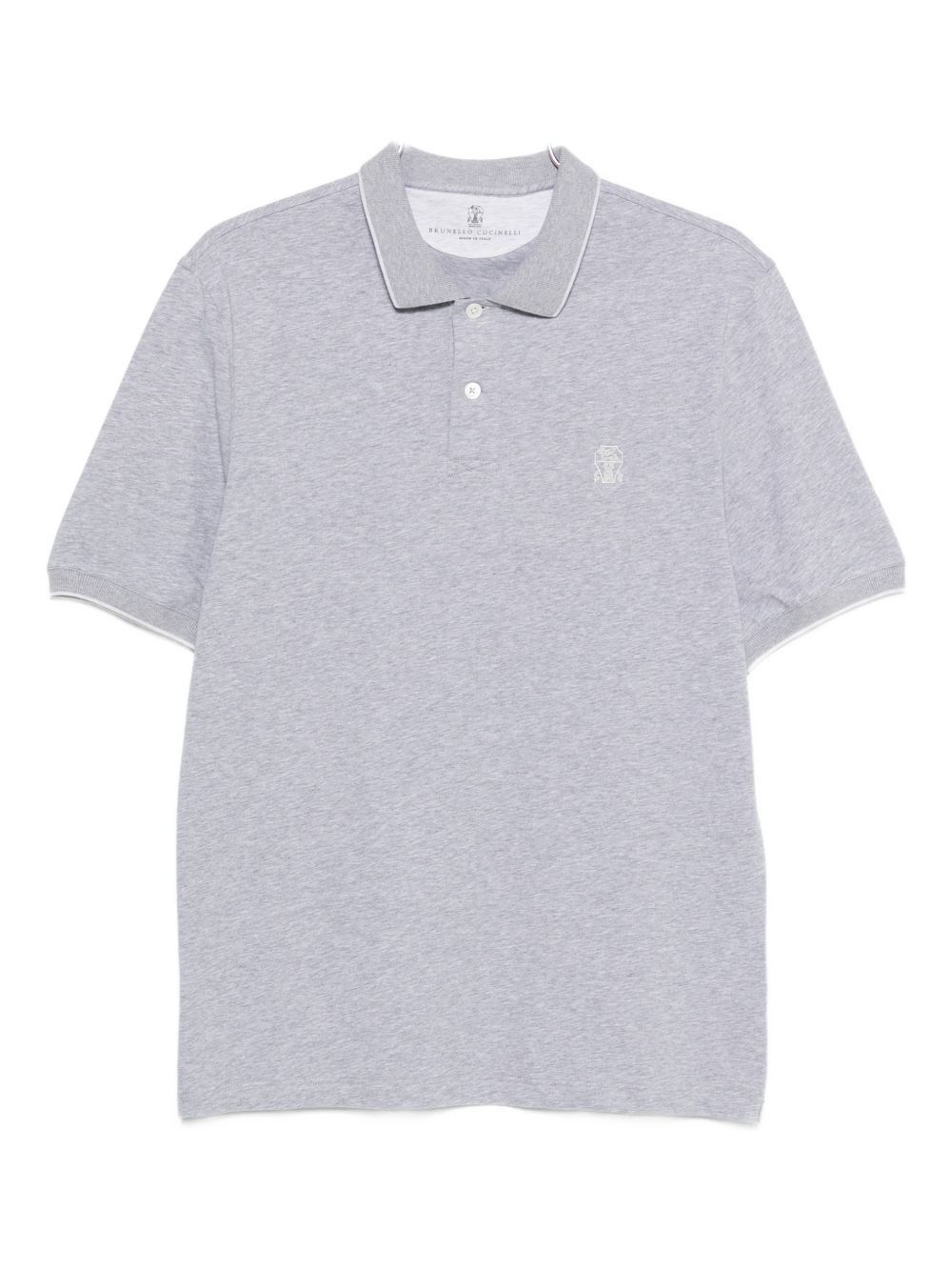 Brunello Cucinelli LOGO COTTON POLO SHIRT Size US XXL / EU 58 / 5 - 1 Thumbnail