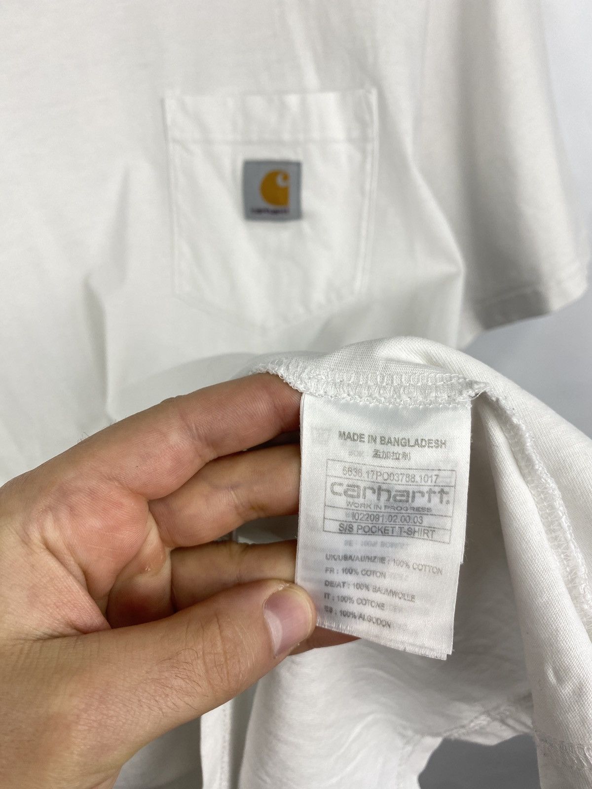 Carhartt × Carhartt Wip × Vintage 🇺🇸 Vintage Y2K Carhartt Box Logo T-Shirt Rare Retro Hype Size US L / EU 52-54 / 3 - 6 Thumbnail