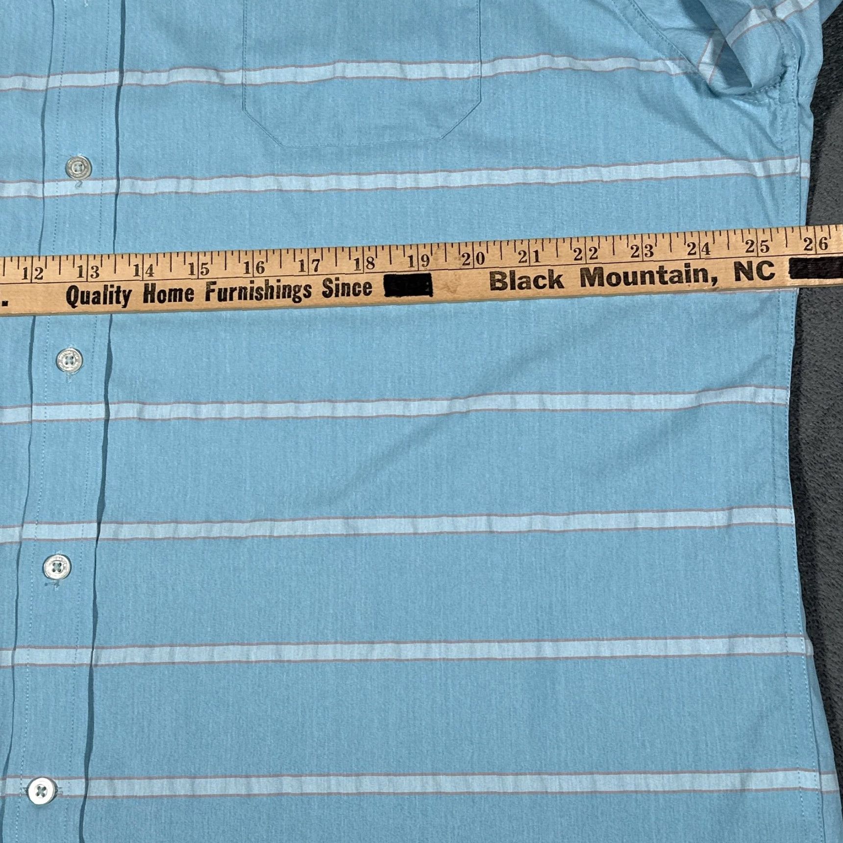 Southern Tide Southern Tide Shirt 2XL Blue Intercoastal Short Sleeve Button Down Striped Mens Size US XXL / EU 58 / 5 - 5 Thumbnail
