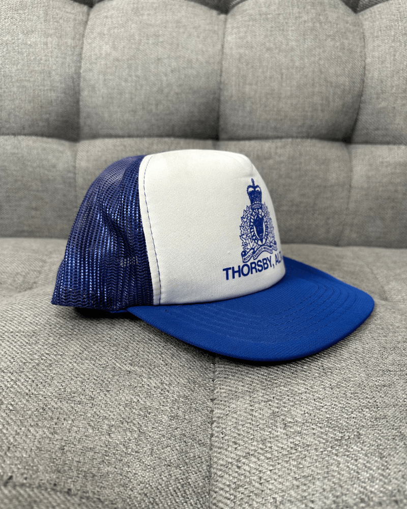 Vintage Vintage RCMP Canadian Police Thorsby Alberta Trucker Hat Size ONE SIZE - 3 Thumbnail