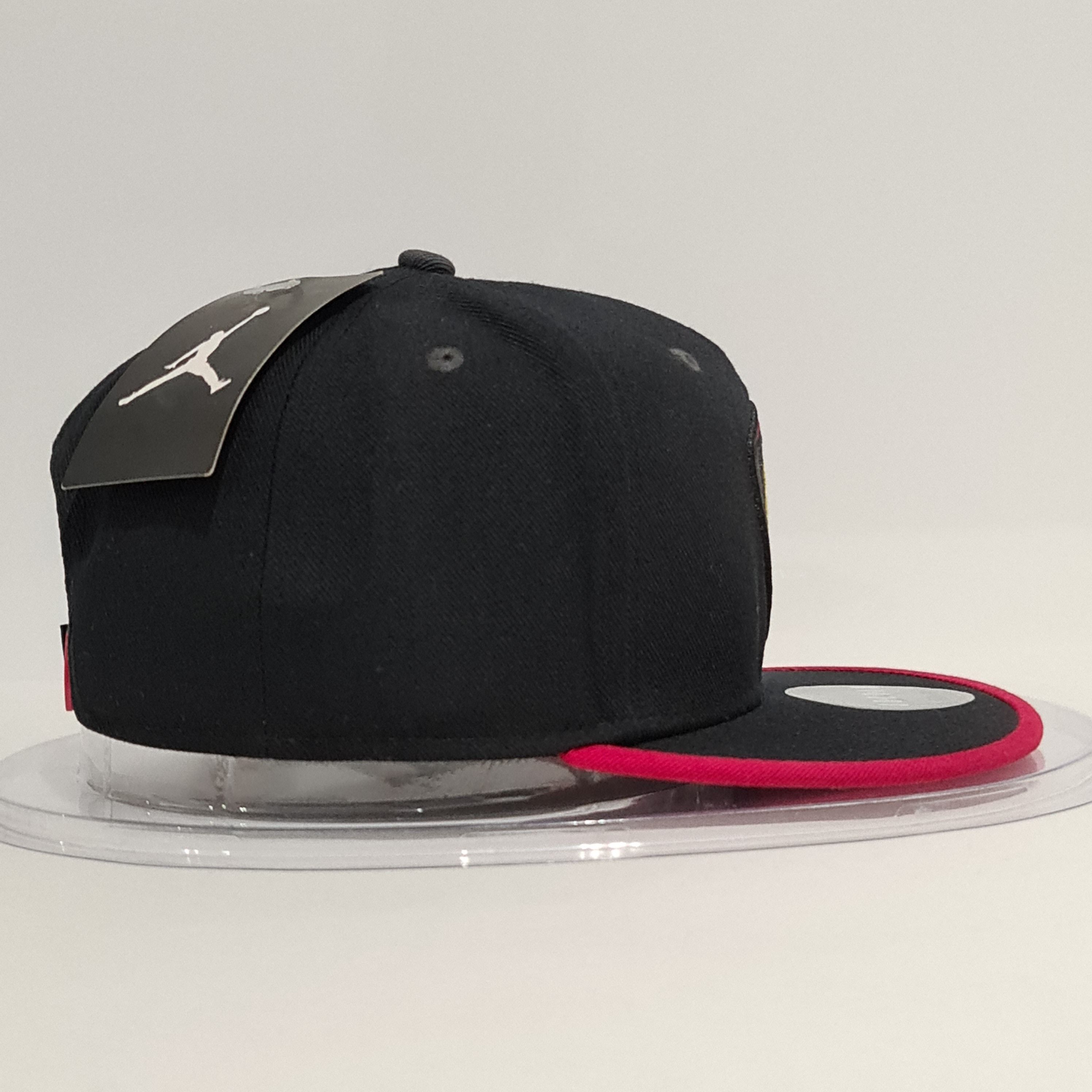 Jordan Brand Jordan Cap Snapback 'Ferrari Jumpman' Black/Red Size ONE SIZE - 4 Thumbnail