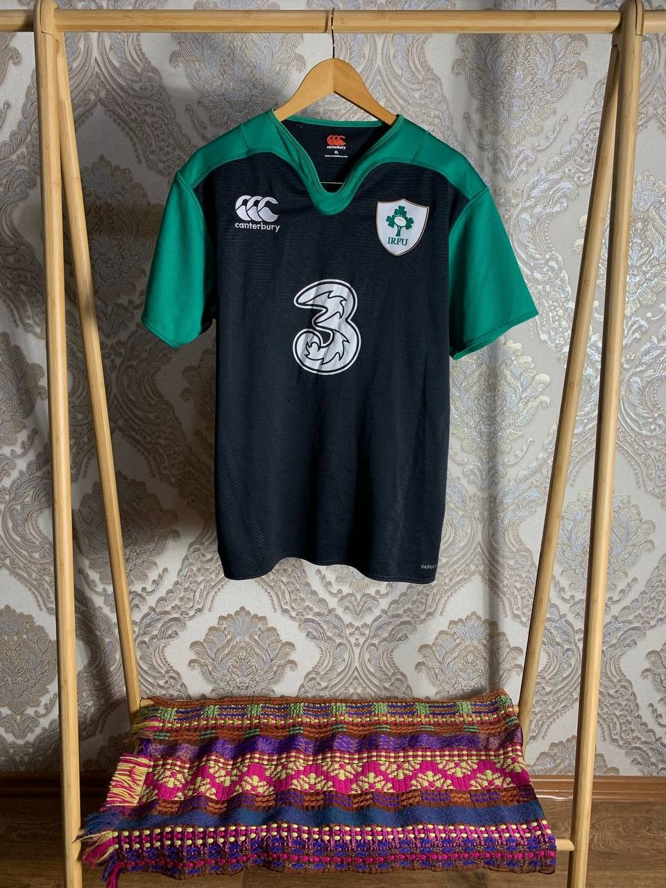 Canterbury of New Zealand Vintage Canterbury Ireland Retro Rugby Jersey Football 90s Size US XL / EU 56 / 4 - 1 Thumbnail