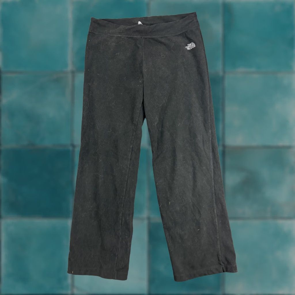 The North Face The North Face Sweatpants Womens M Black TKA 100 Fleece Elastic Waist Lounge Size 32" / US 10 / IT 46 - 1 Thumbnail