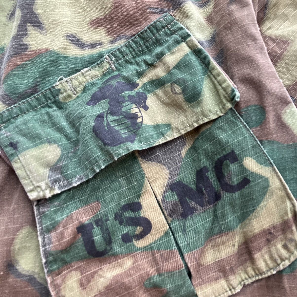 Vintage VINTAGE JUNGLE FATIGUE ERDL CAMO VIETNAM WAR Size US S / EU 44-46 / 1 - 4 Thumbnail