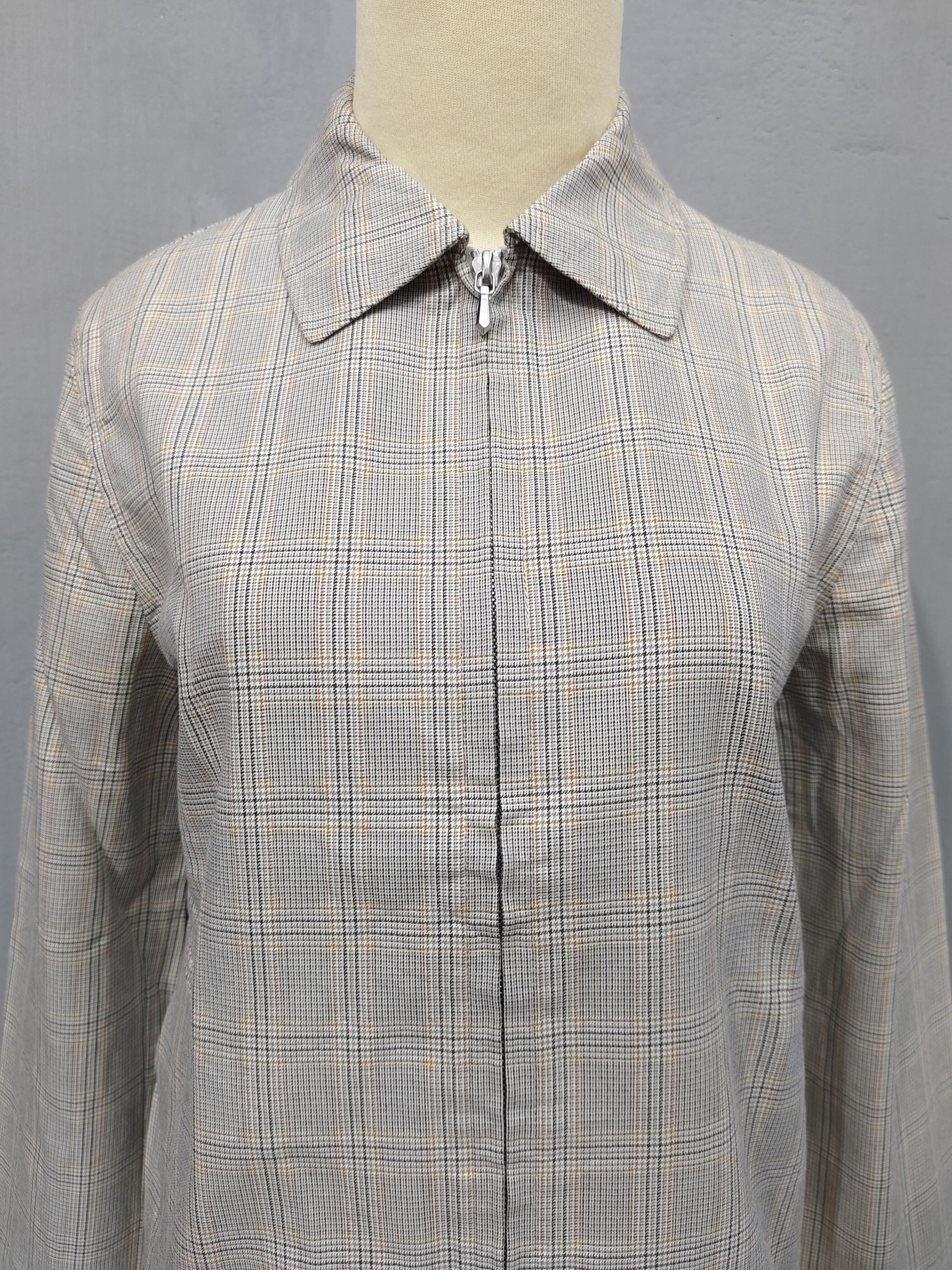 Margaret Howell 90s Margaret Howell- British Minimal Tailored Check Jacket Size M / US 6-8 / IT 42-44 - 2 Thumbnail