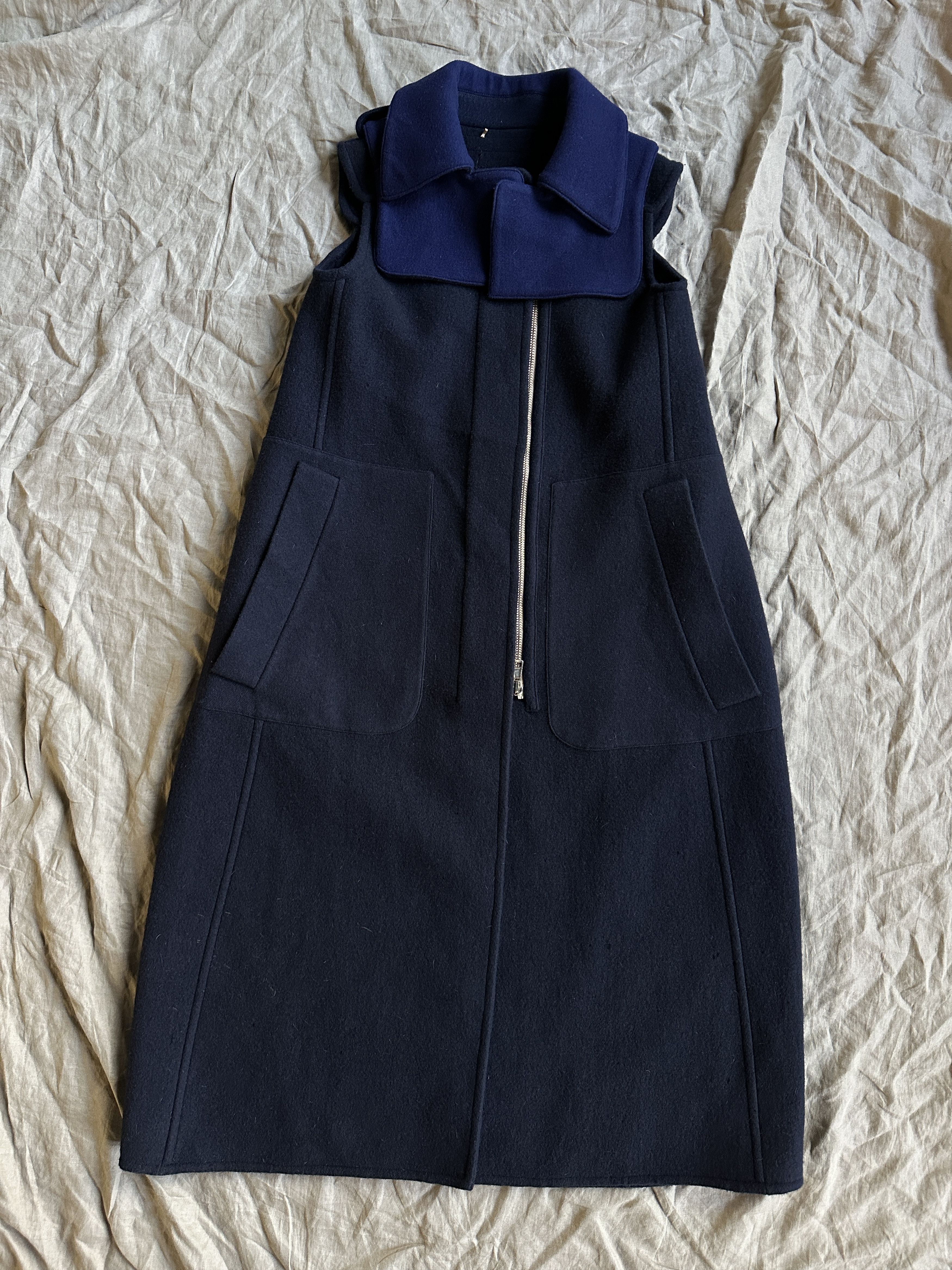 Chloe Chloe FW 2013 Wool Angora Sleeveless Coat 8005AC Size S / US 4 / IT 40 - 2 Thumbnail