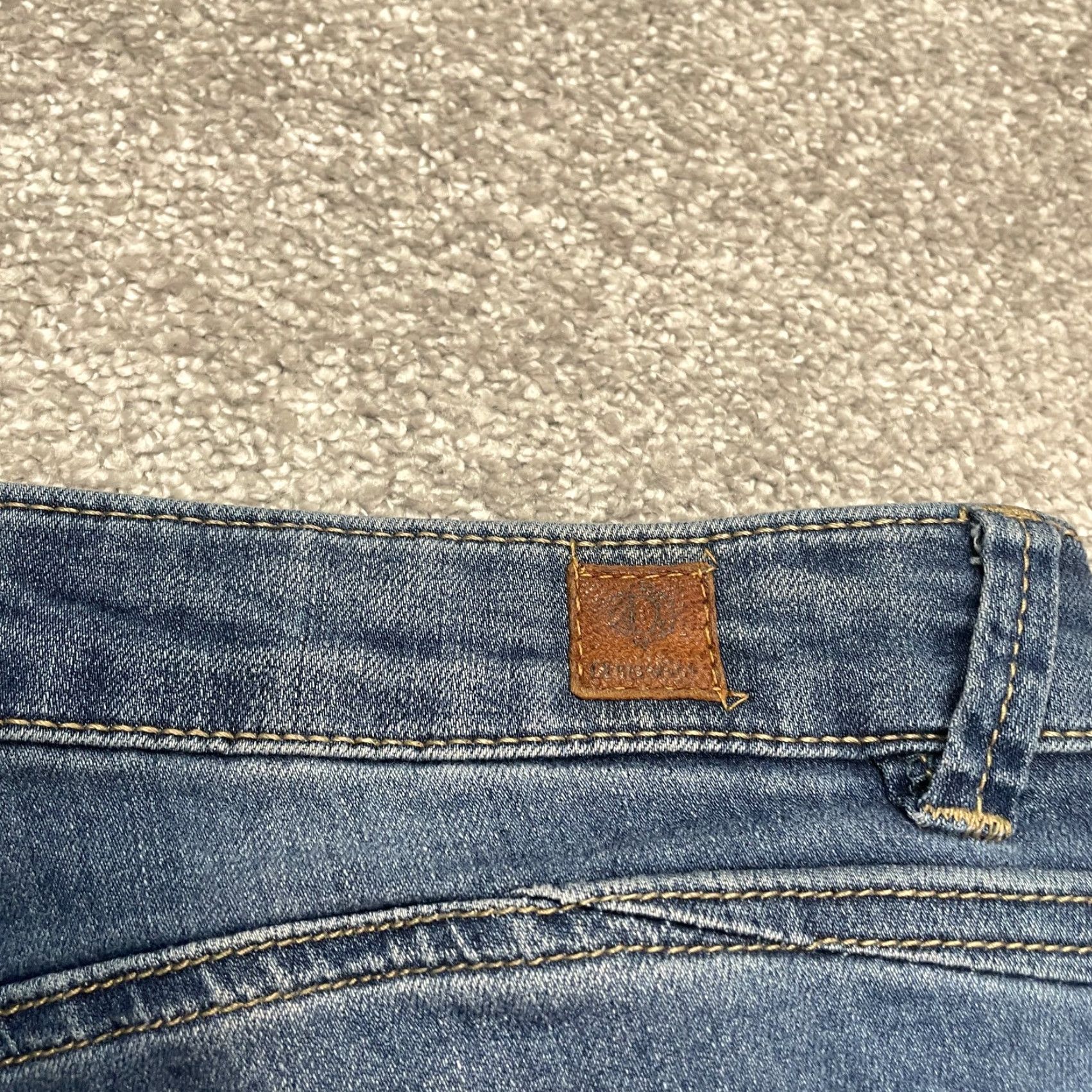 Vintage VINTAGE Democracy Womens Ankle Skimmer Jeans 12 Stretch Denim Blue Casual Comfort Size 34" / US 12 / IT 48 - 5 Thumbnail