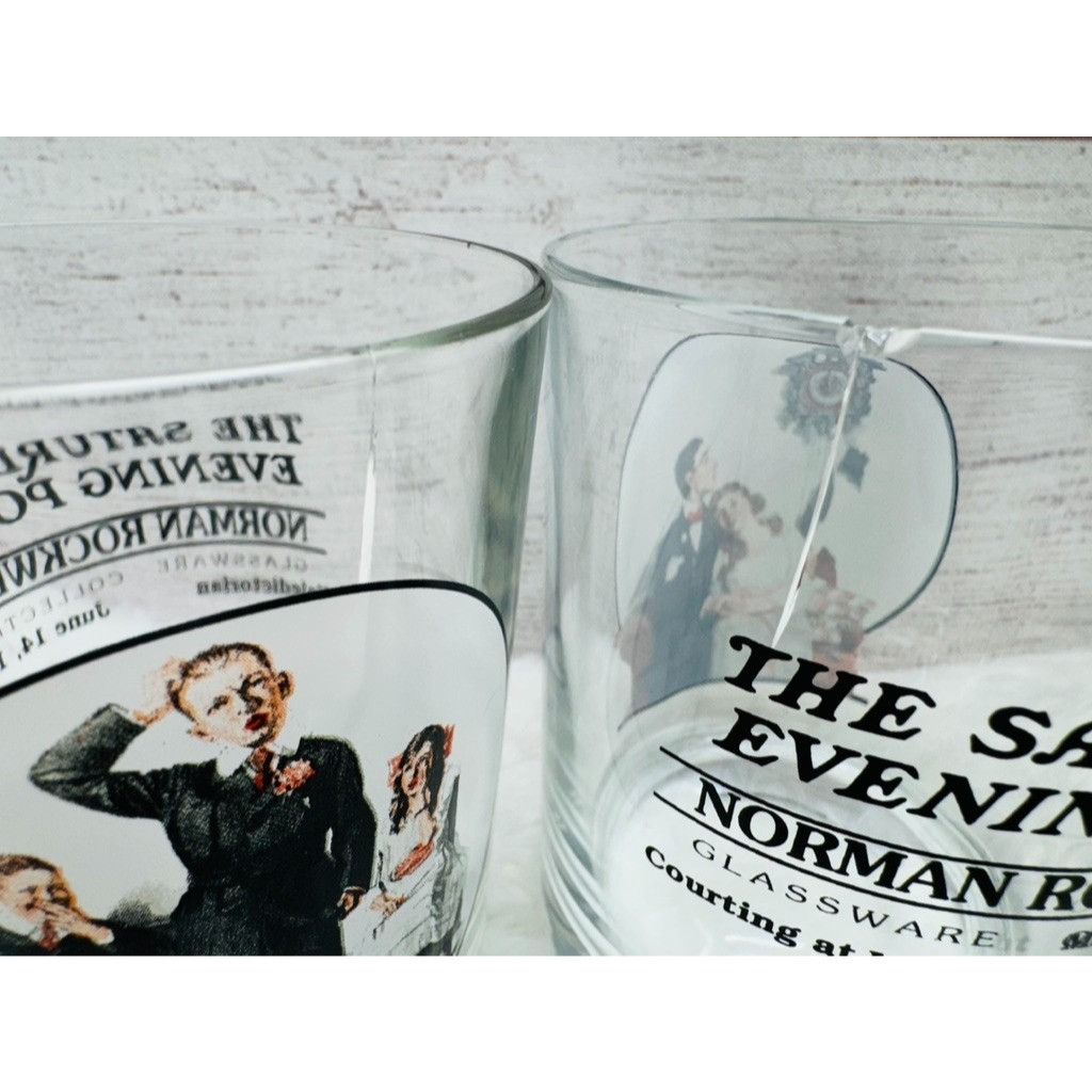 Other Norman Rockwell Saturday Evening Post Glass Tumbler Cup - 2 Size ONE SIZE - 4 Thumbnail