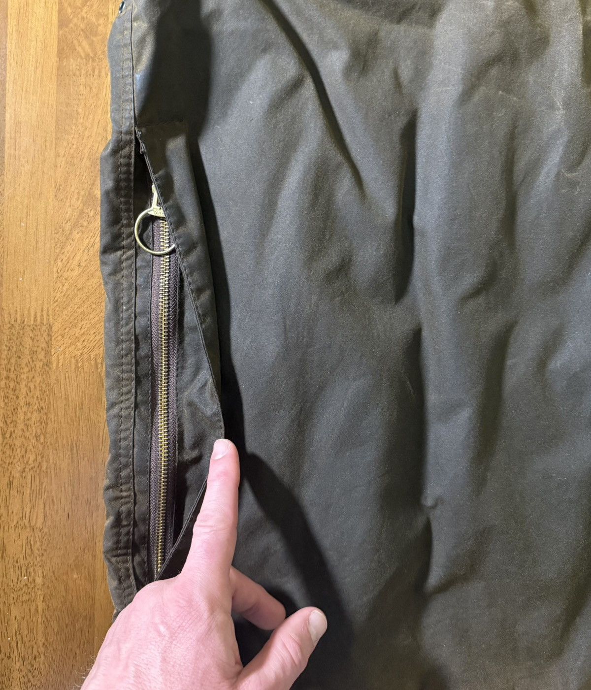 Barbour Barbour Classic Beaufort Olive C38 Made in England old Label Size US M / EU 48-50 / 2 - 9 Thumbnail