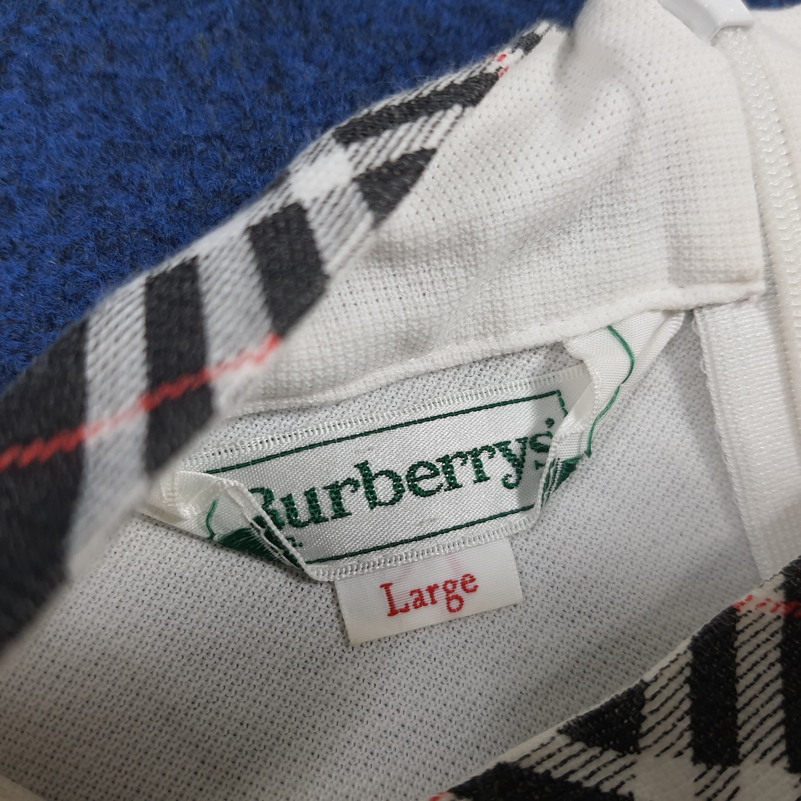 Burberry Vintage Burberrys' Nova Check Back Zipper Tshirt C285N4 Size M / US 6-8 / IT 42-44 - 6 Thumbnail