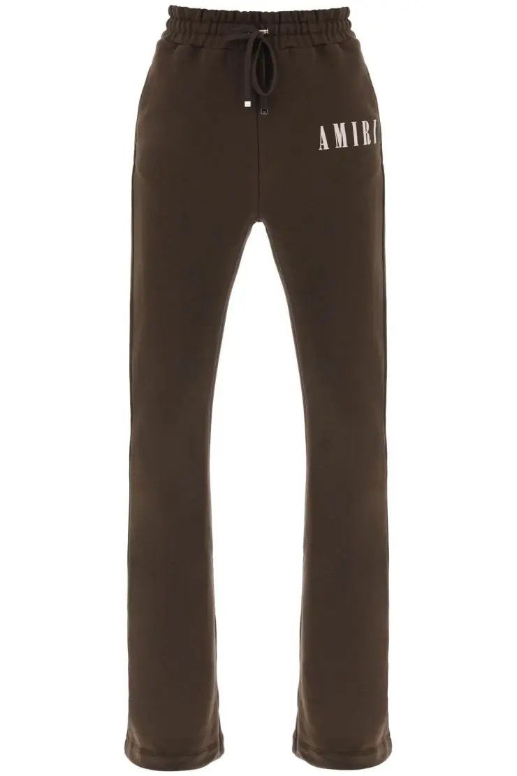 Image of Amiri O1S22I1N0324 Core Logo Joggers In Brown, Women's (Size 30)