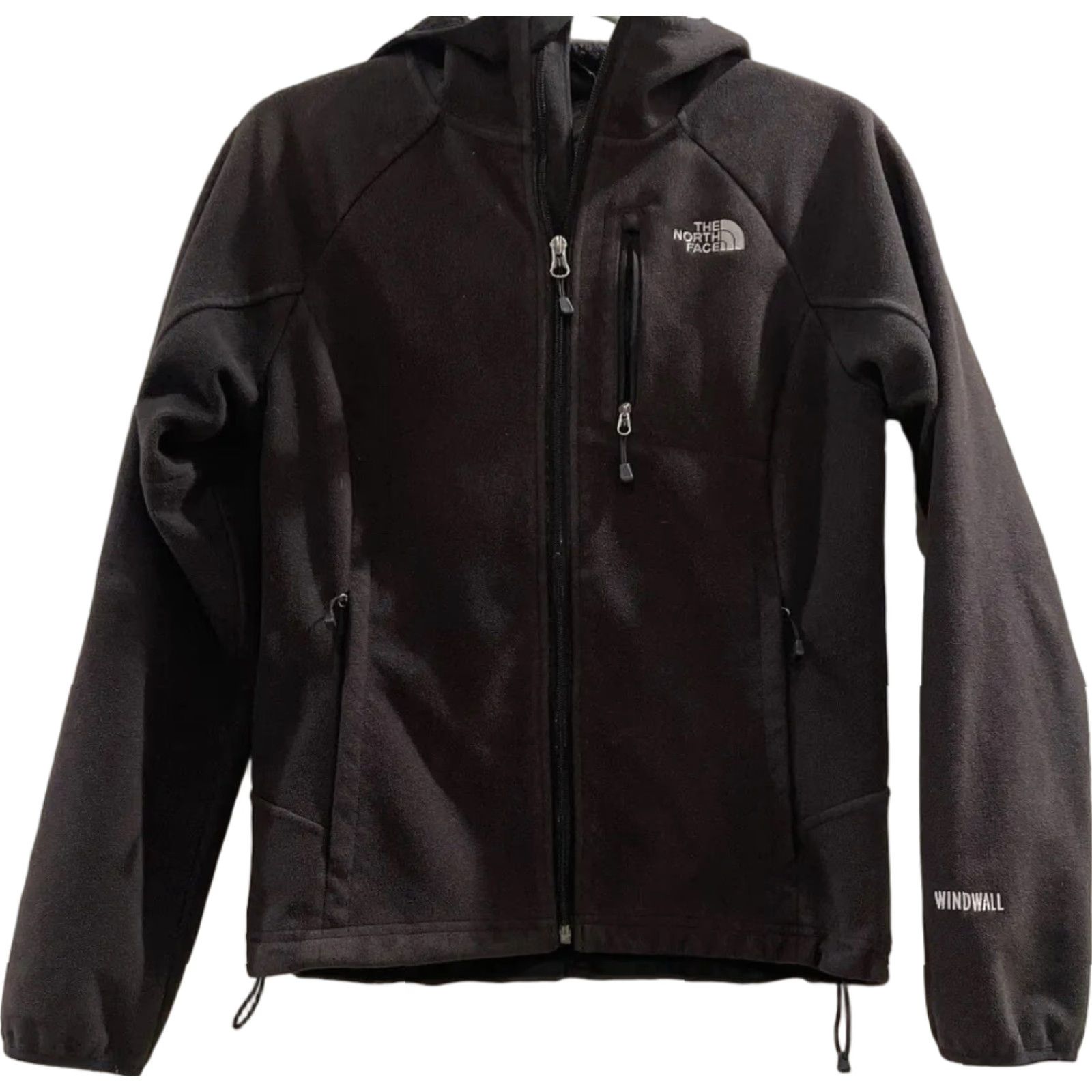 The North Face The North Face Women’s Black Windwall The North Face Shell Jacket Soft Outer Size Medium ANGX Black Hooded Size M / US 6-8 / IT 42-44 - 1 Thumbnail