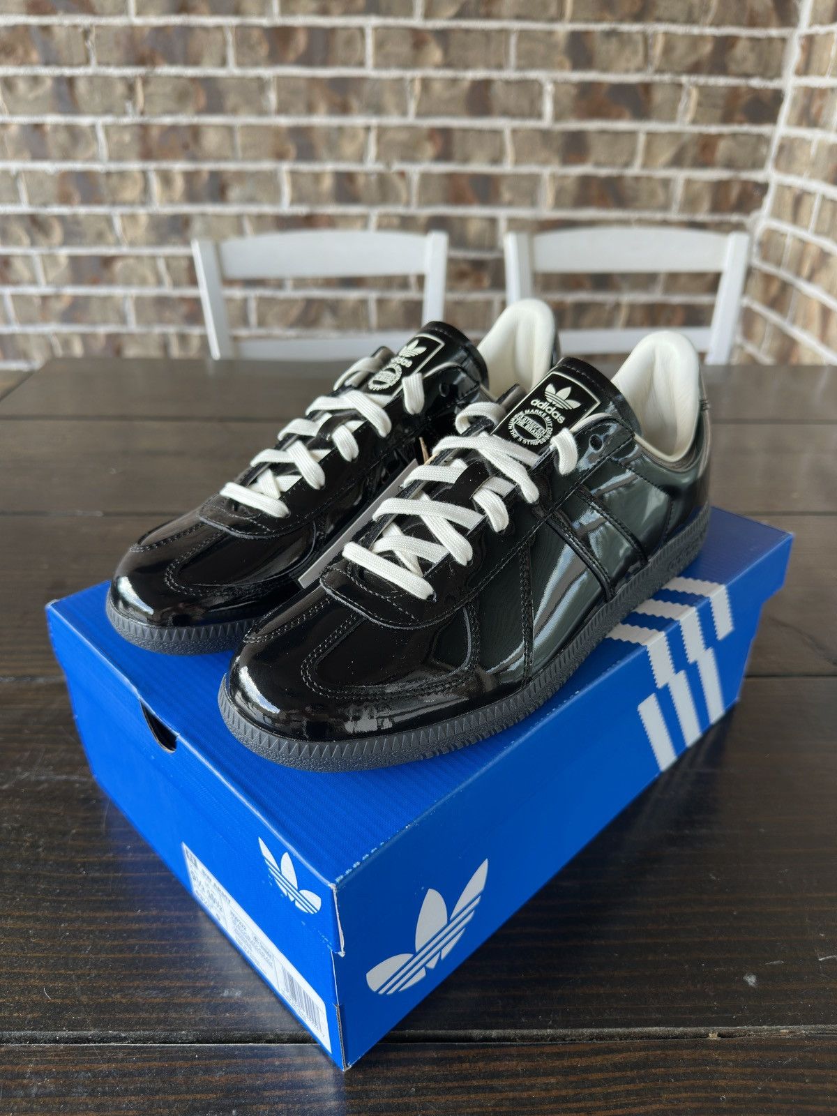 Adidas adidas BW Army Core Black Patent Leather Size US 9 / EU 42 - 1 Thumbnail