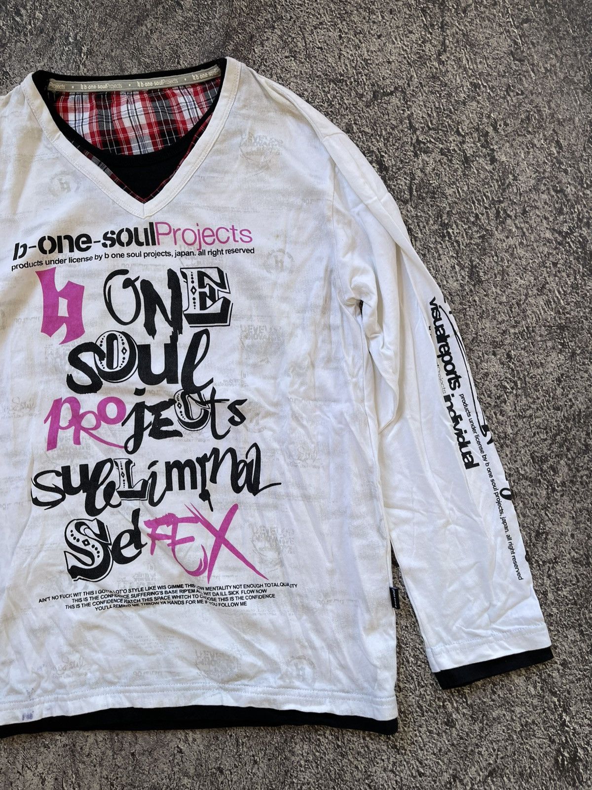 Japanese Brand Y2K B one soul ifsixwasnine longsleeve Size US M / EU 48-50 / 2 - 4 Thumbnail