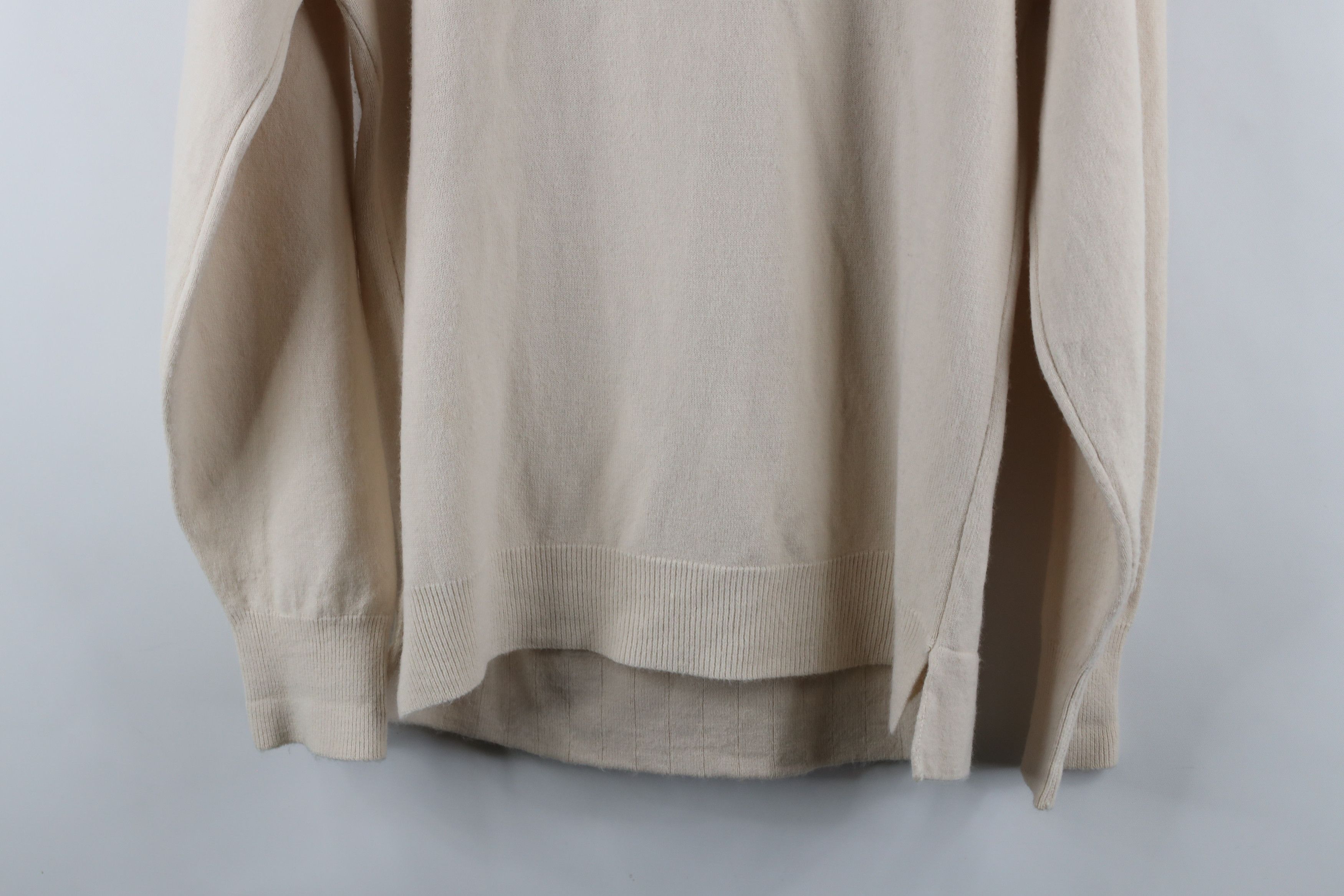 Vintage Vintage 50s 60s Streetwear Knit Collared Polo Sweater Beige Size US M / EU 48-50 / 2 - 11 Thumbnail