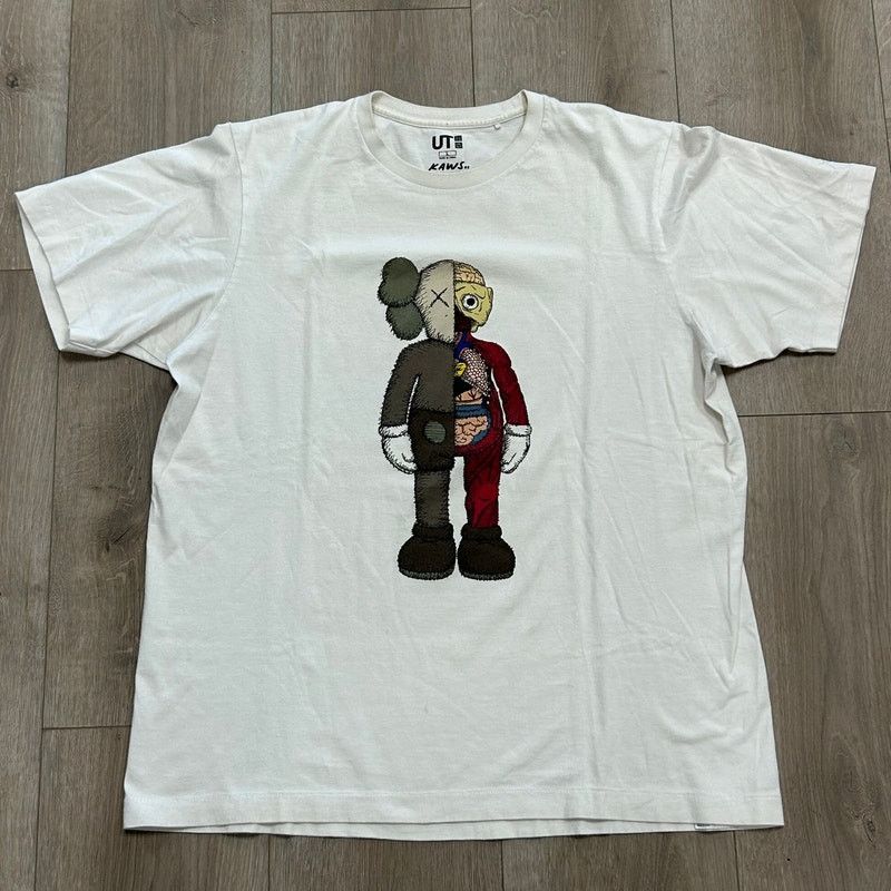 Kaws Kaws x Uniqlo Flayed Anatomy Figure Tee T Shirt Size Large L Size US L / EU 52-54 / 3 - 1 Thumbnail